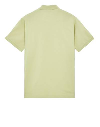 Stone Island 22R39 COTTON PIQUÉ LIGHT GREEN outlook