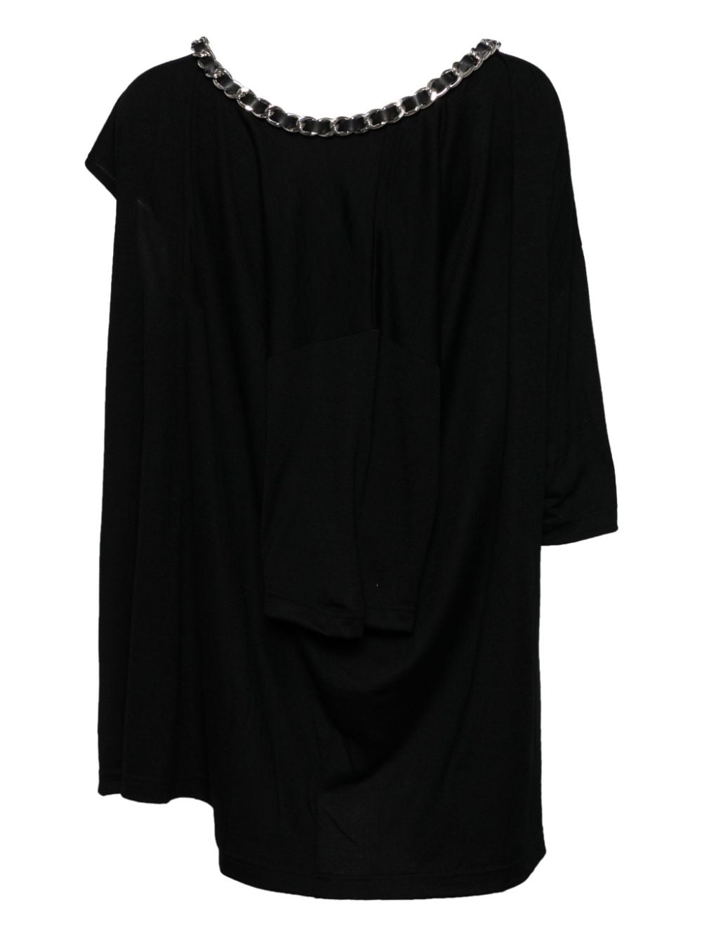 asymmetric oversized blouse - 2