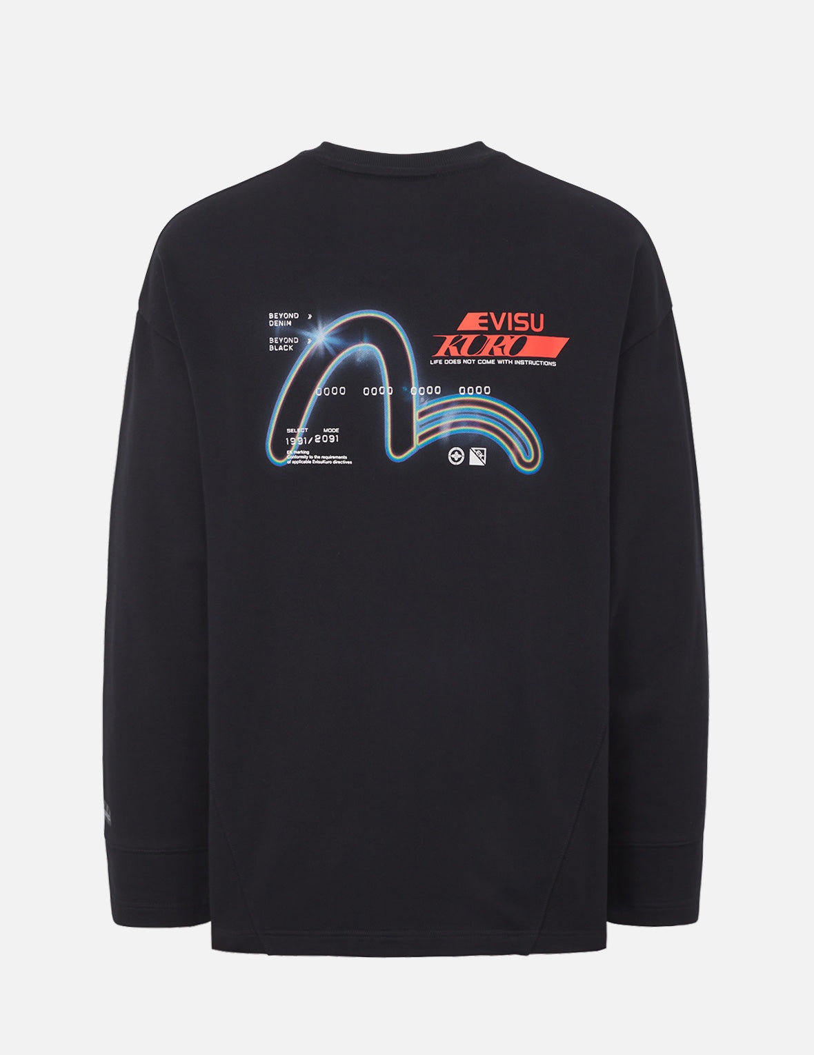Eclipse Seagull Print Oversize Sweatshirt - 8