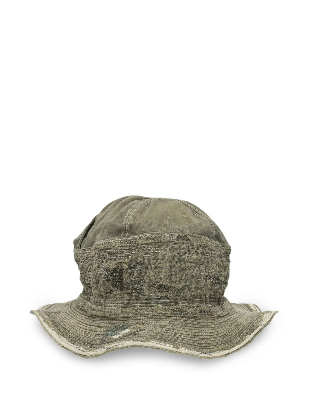 distressed bucket hat - 1