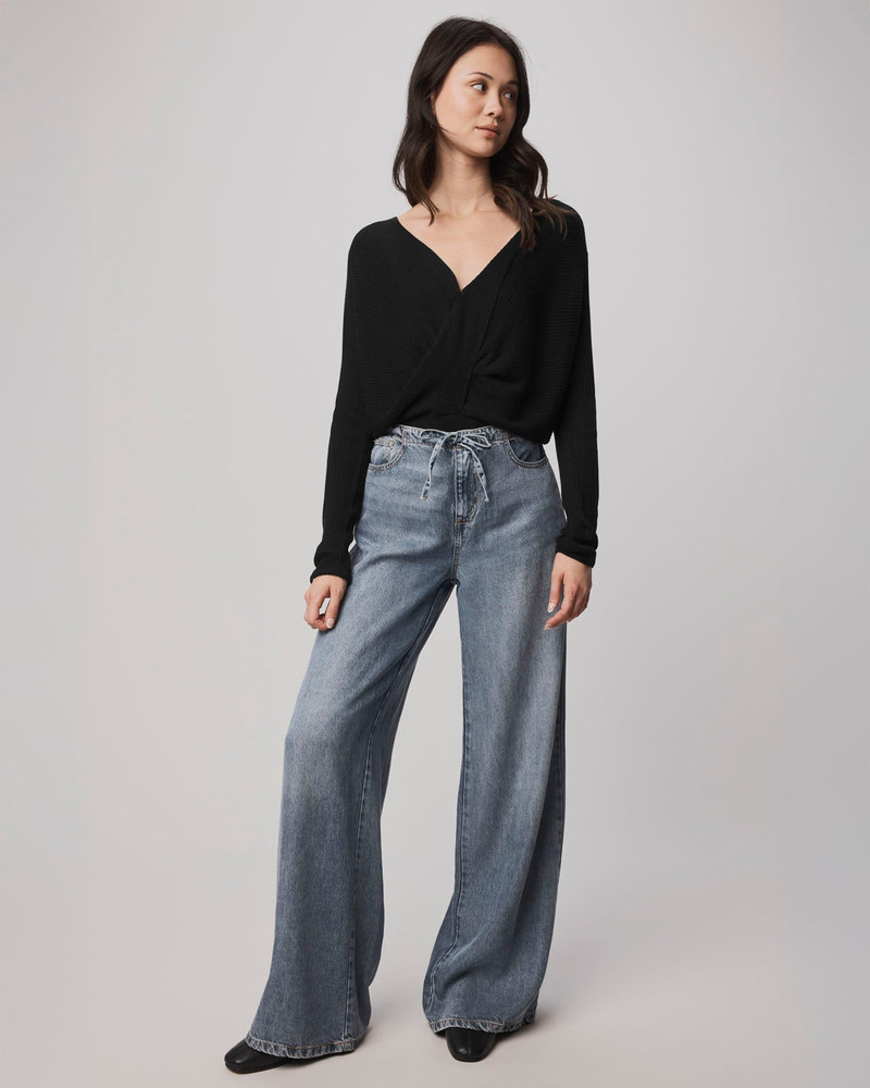 Splendid Loopknit LYR Surplice Sweater outlook