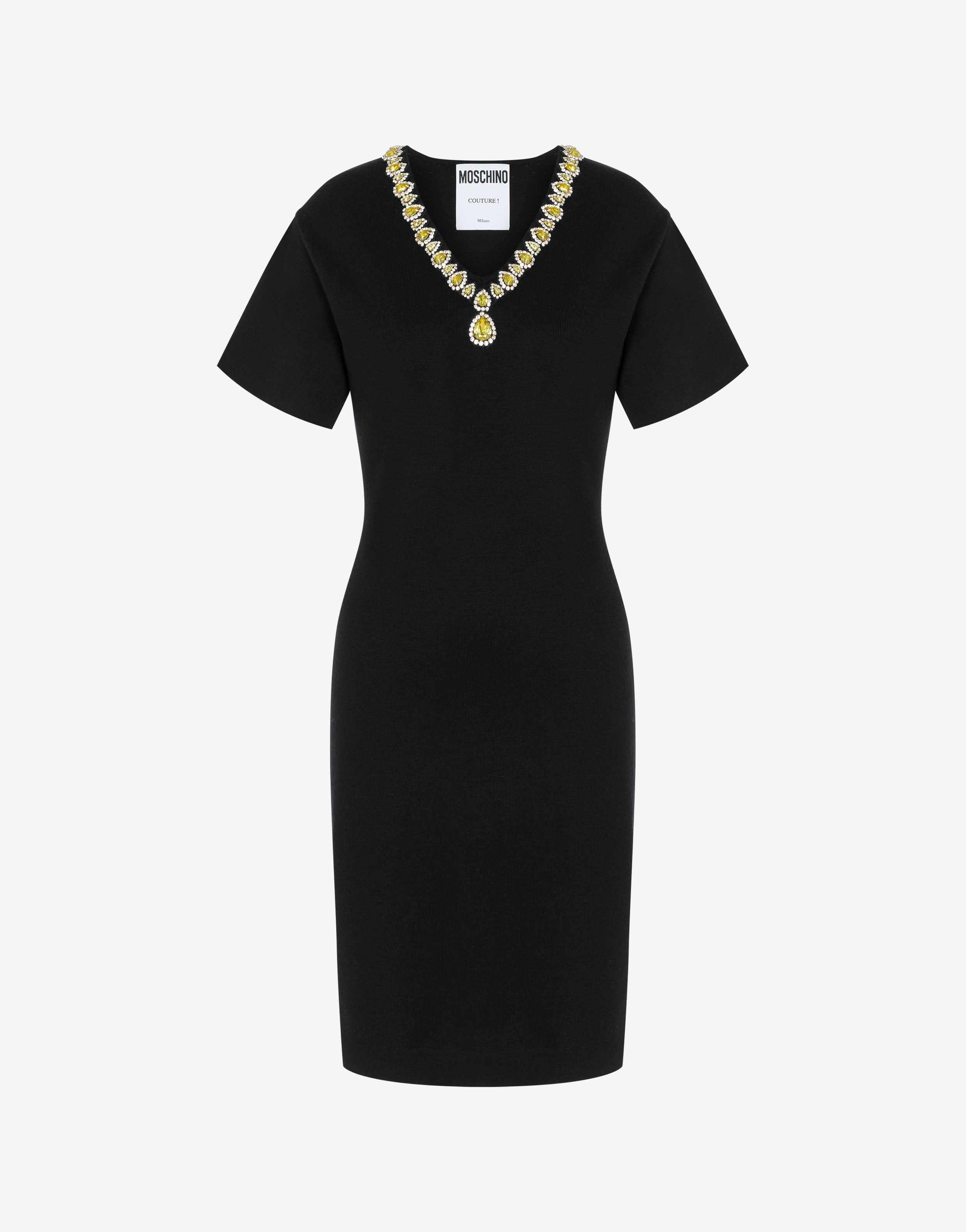 JEWEL WOOL DRESS - 1