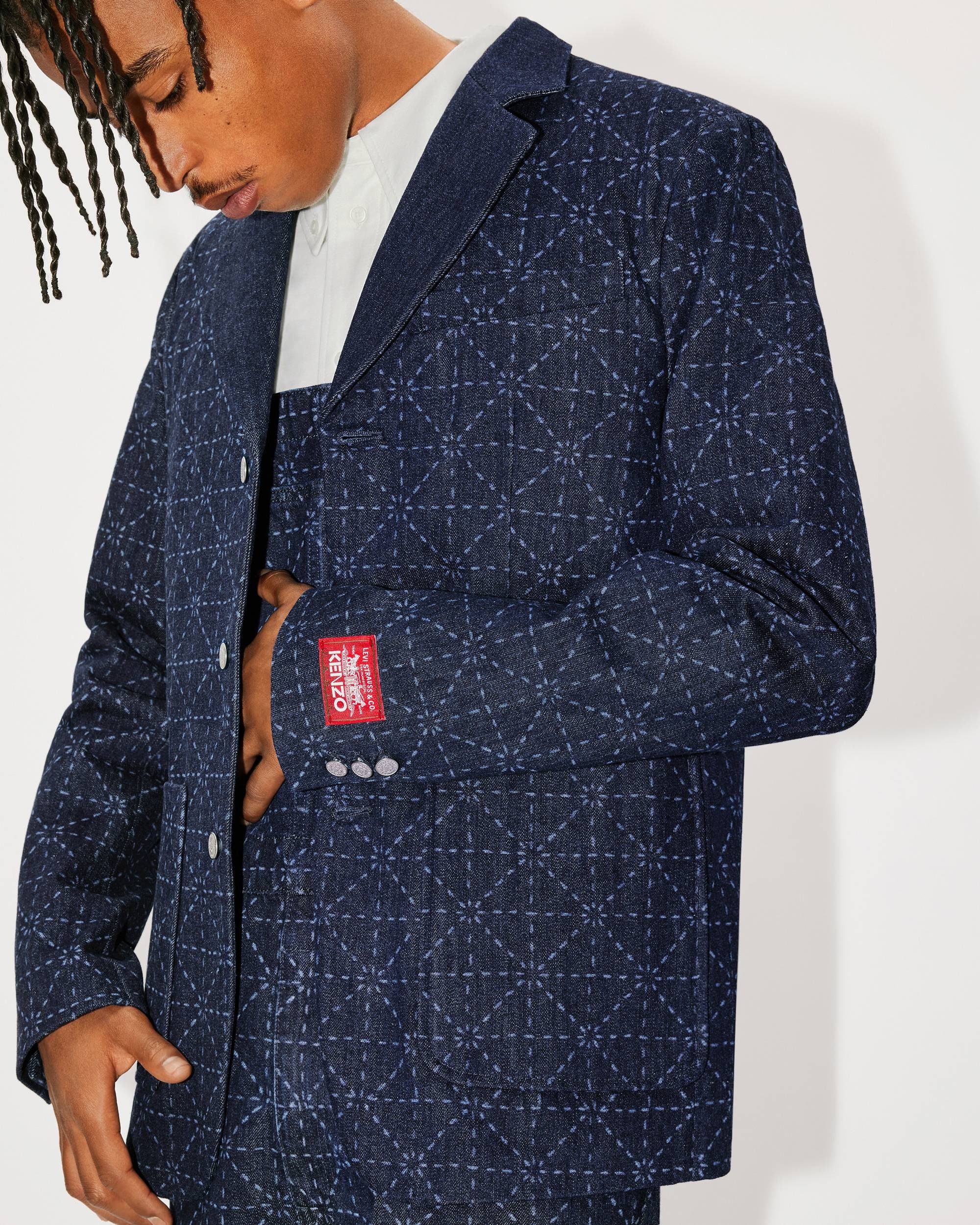 KENZO x LEVI'S® printed denim blazer - 8