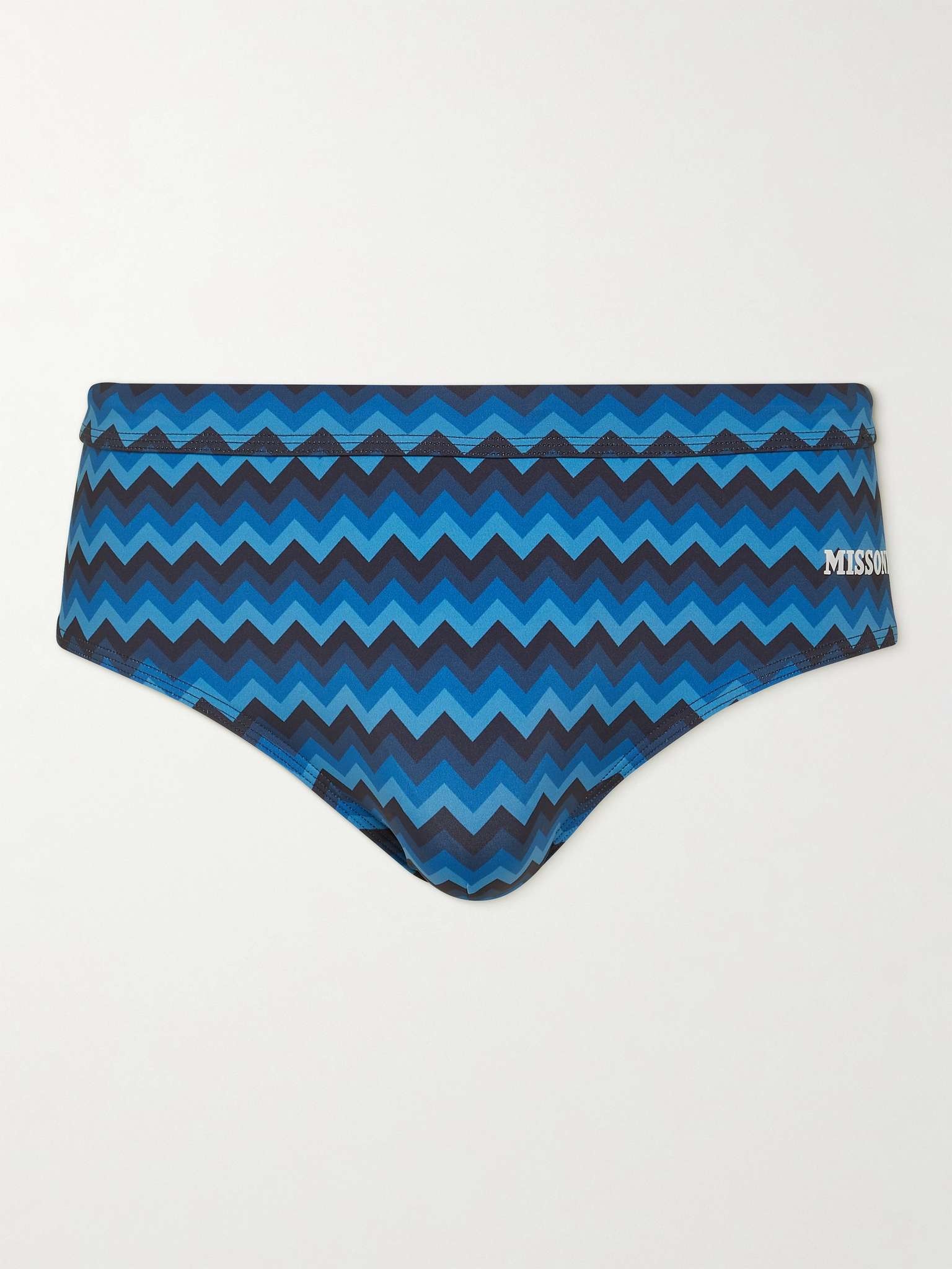 Printed Swim Briefs - 1