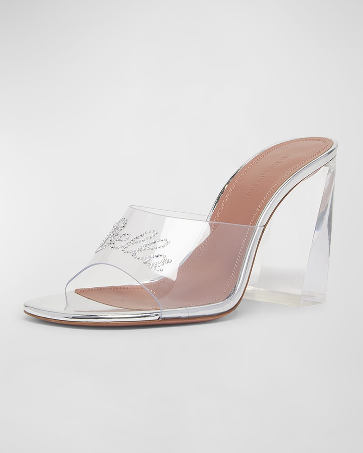 Bella Glass Slipper Mule Sandals - 2
