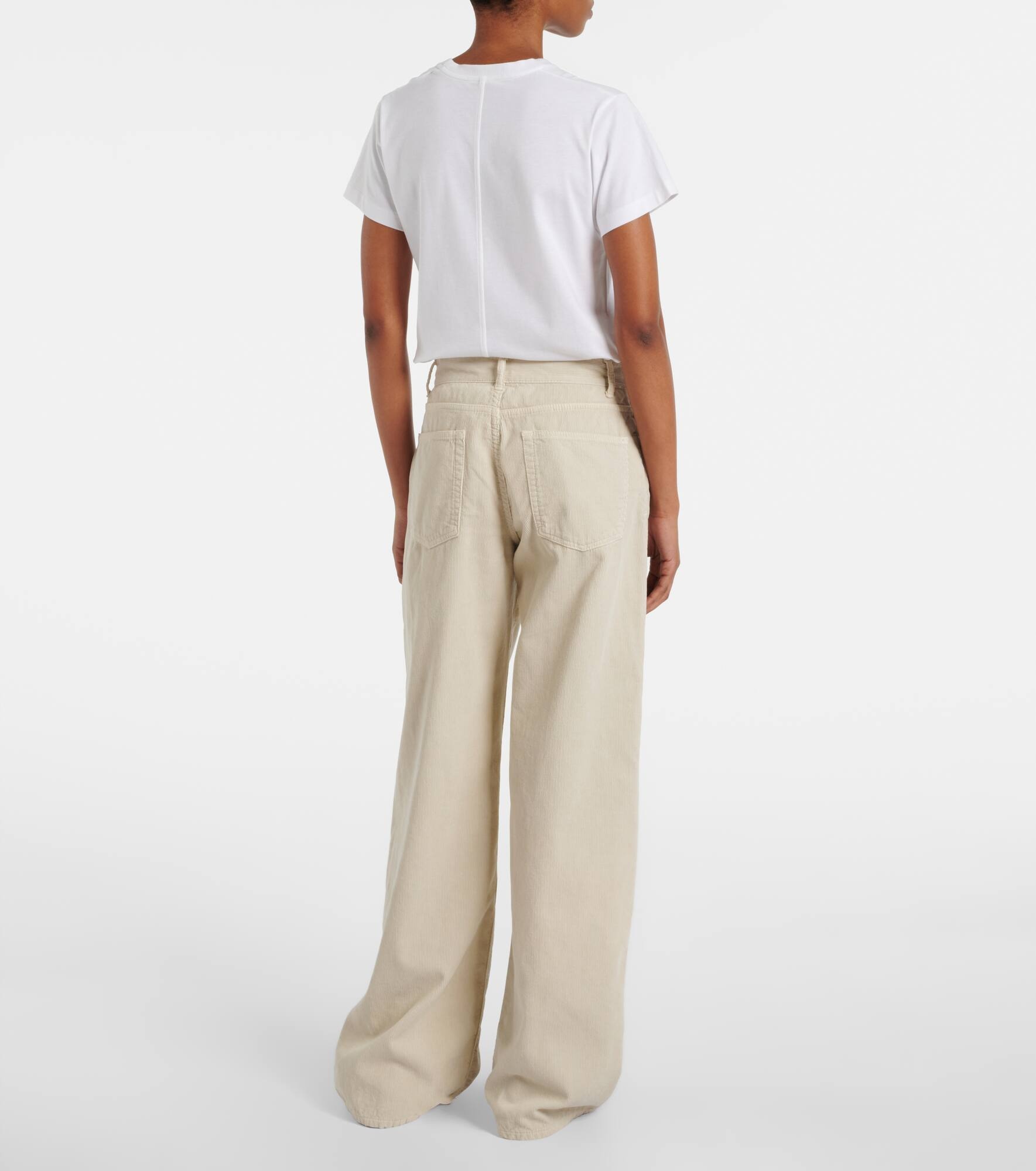 Eglitta cotton corduroy wide-leg pants - 3