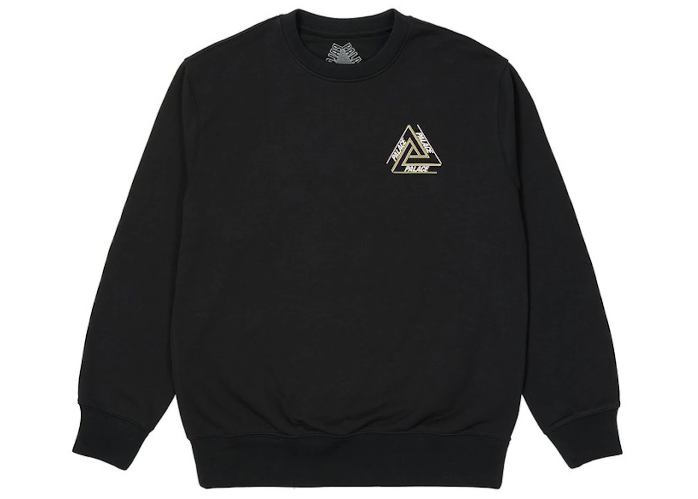 Palace Basically A Tri-Ferg Crew Black - 2