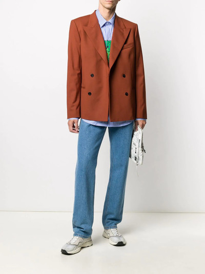 MSGM double-breasted blazer outlook