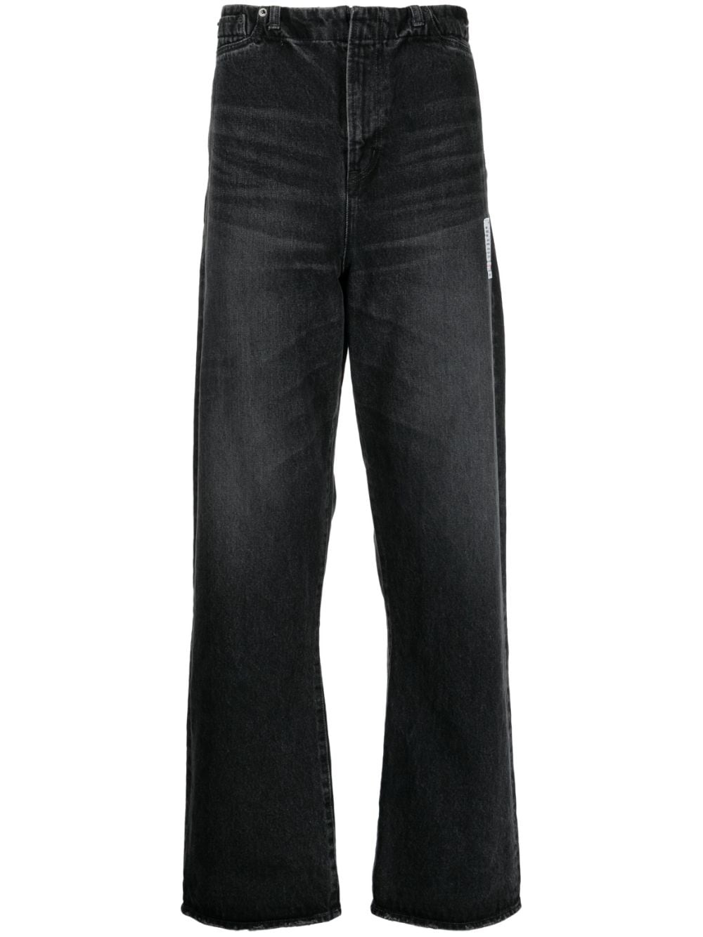 mid-rise wide-leg jeans - 2