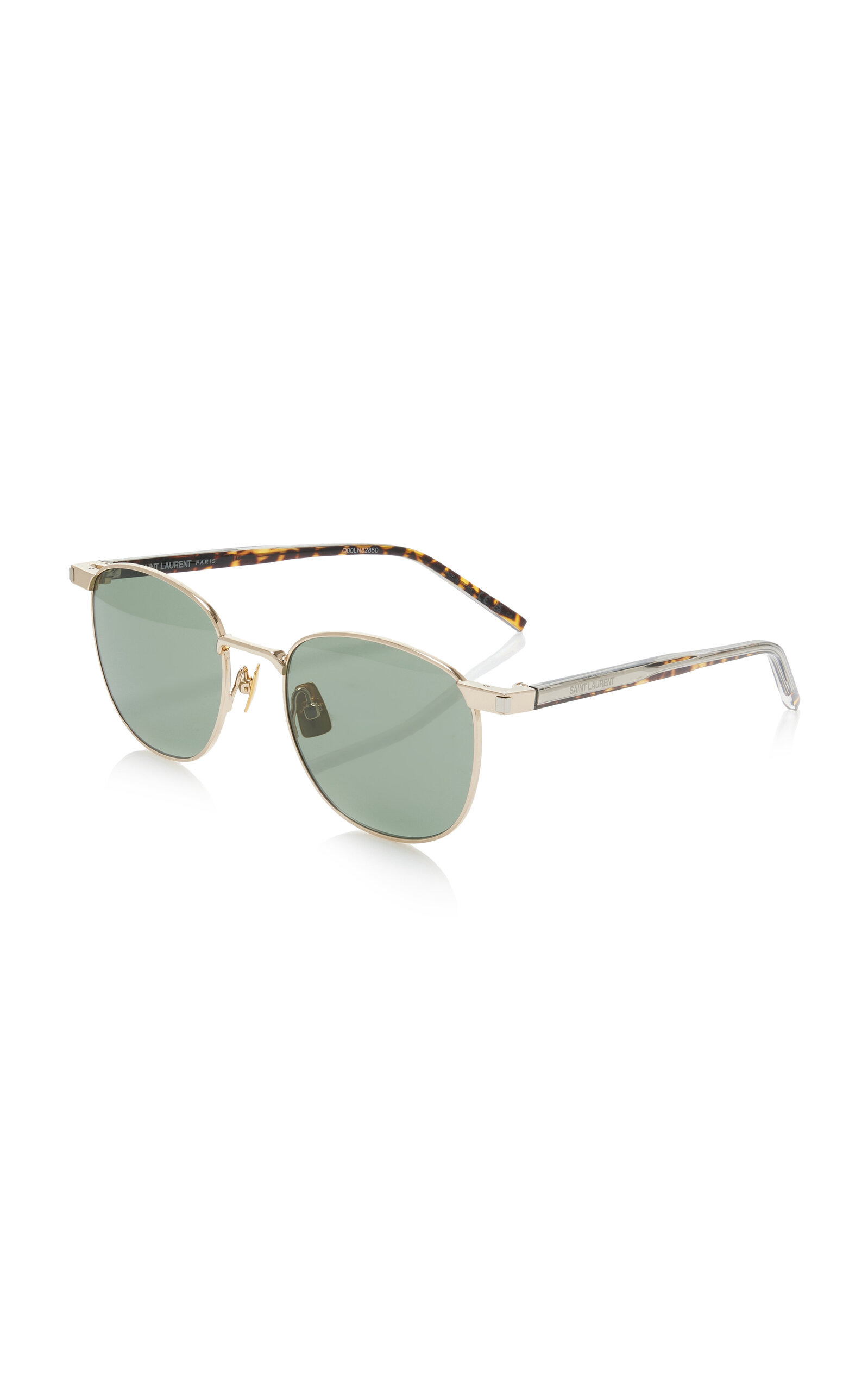 Round-Frame Metal Sunglasses green - 3