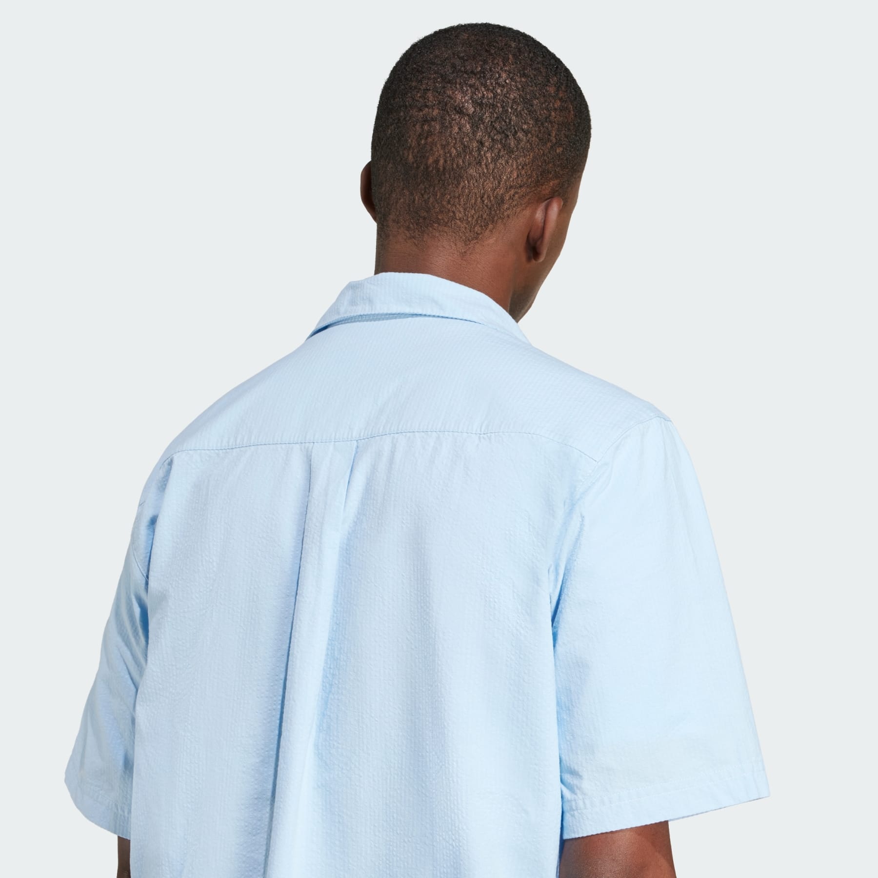 Essentials Seersucker Short Sleeve Shirt - 5