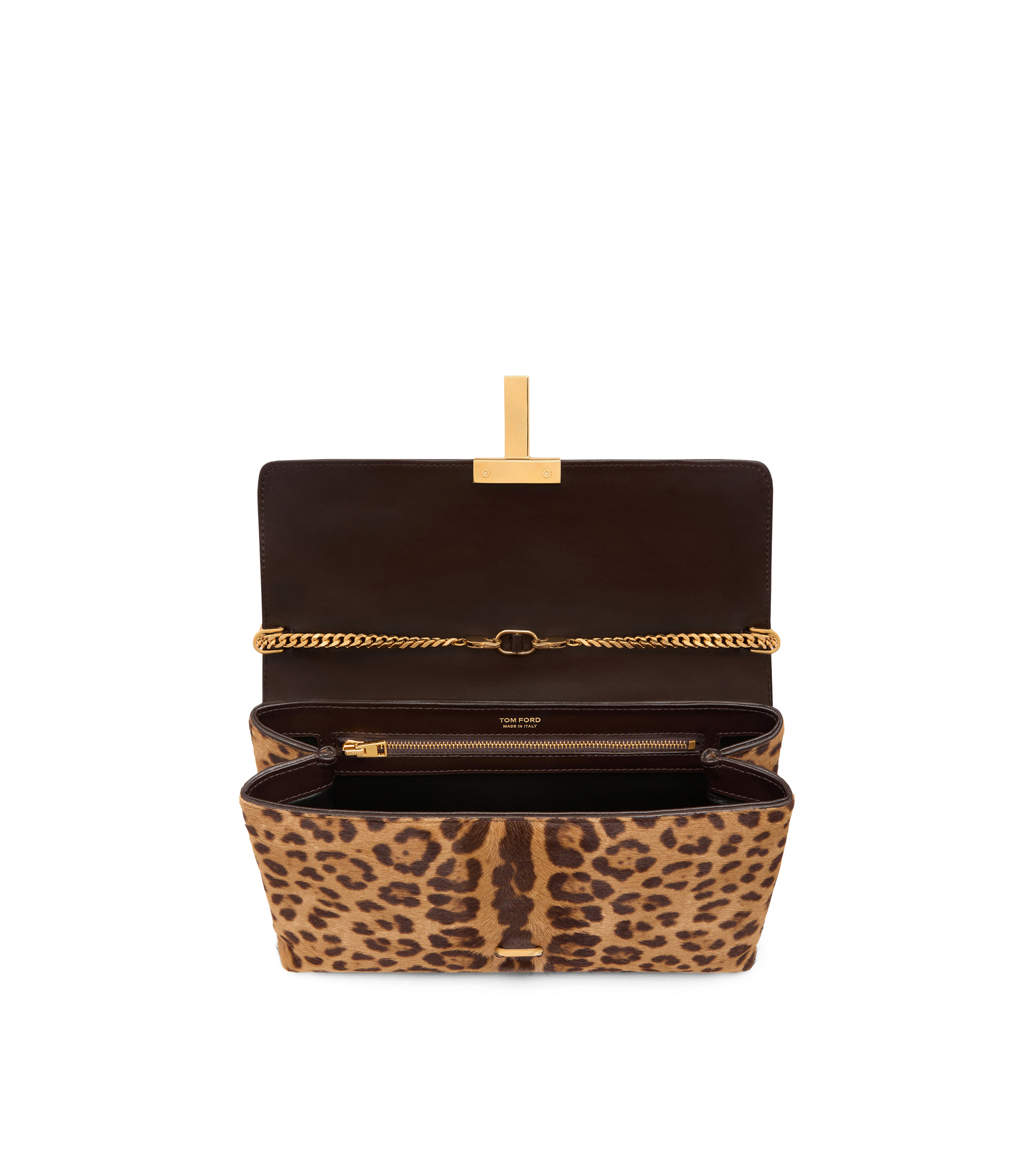 LEOPARD PRINT CALF HAIR MONARCH MEDIUM SHOULDER BAG - 4