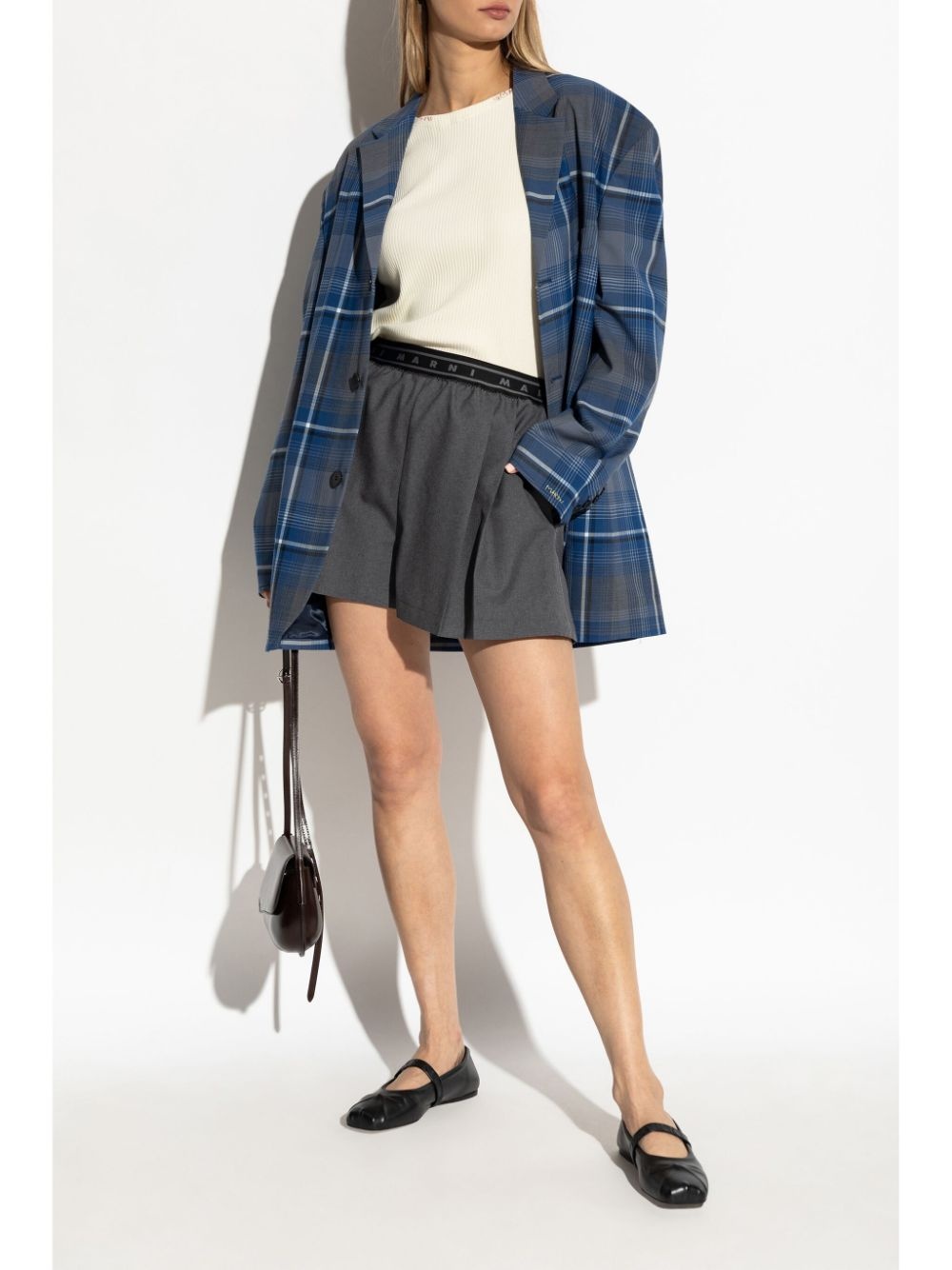pleated shorts - 2