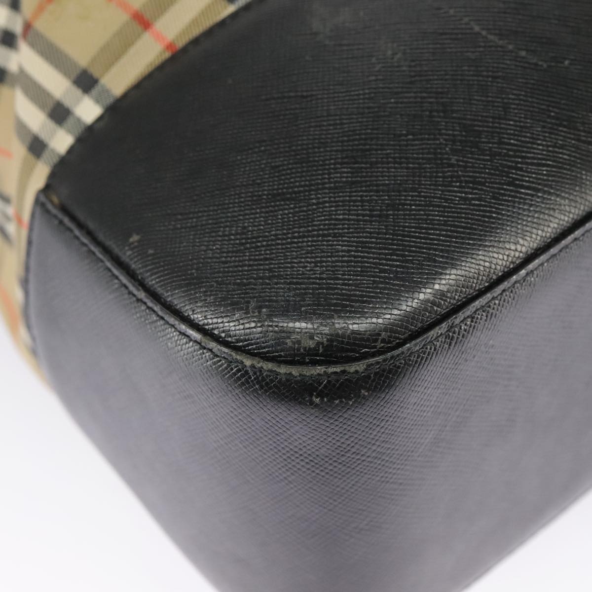 Burberry Nova Check Tote Bag Canvas Beige - 10