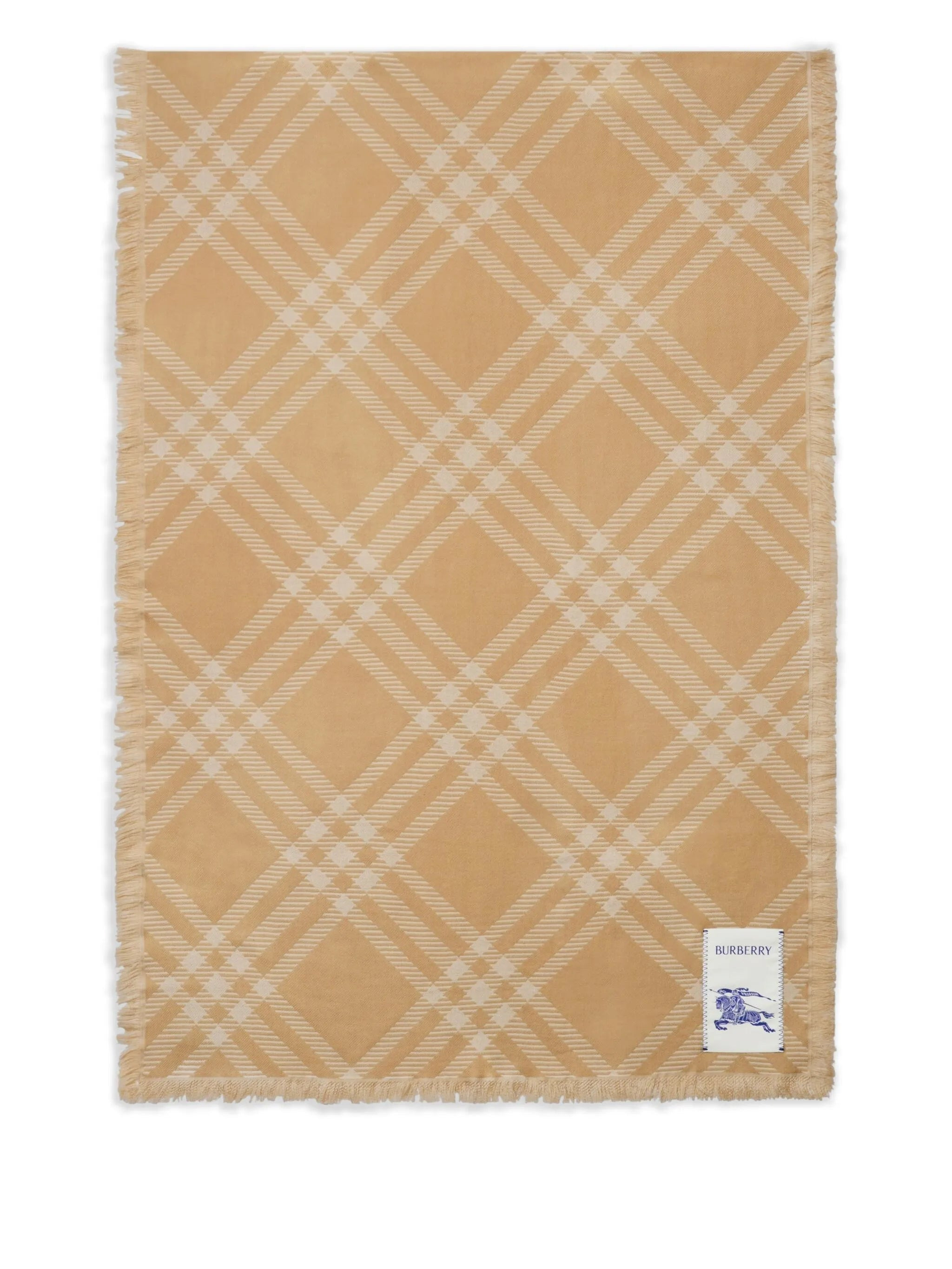 check-print cabardine hat - 2