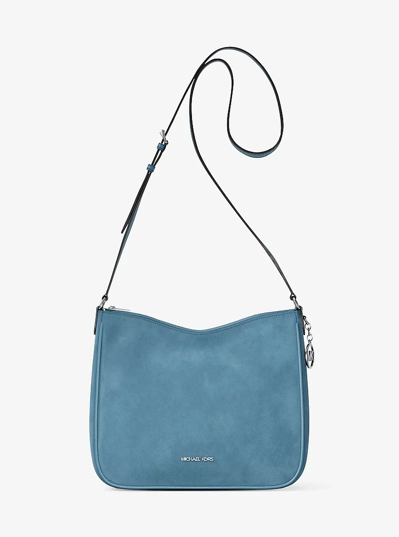 Nayla Medium Suede Messenger Bag - 1
