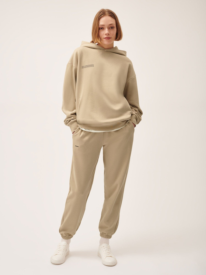 Womens 365 Midweight Hoodie - Birch Beige 4