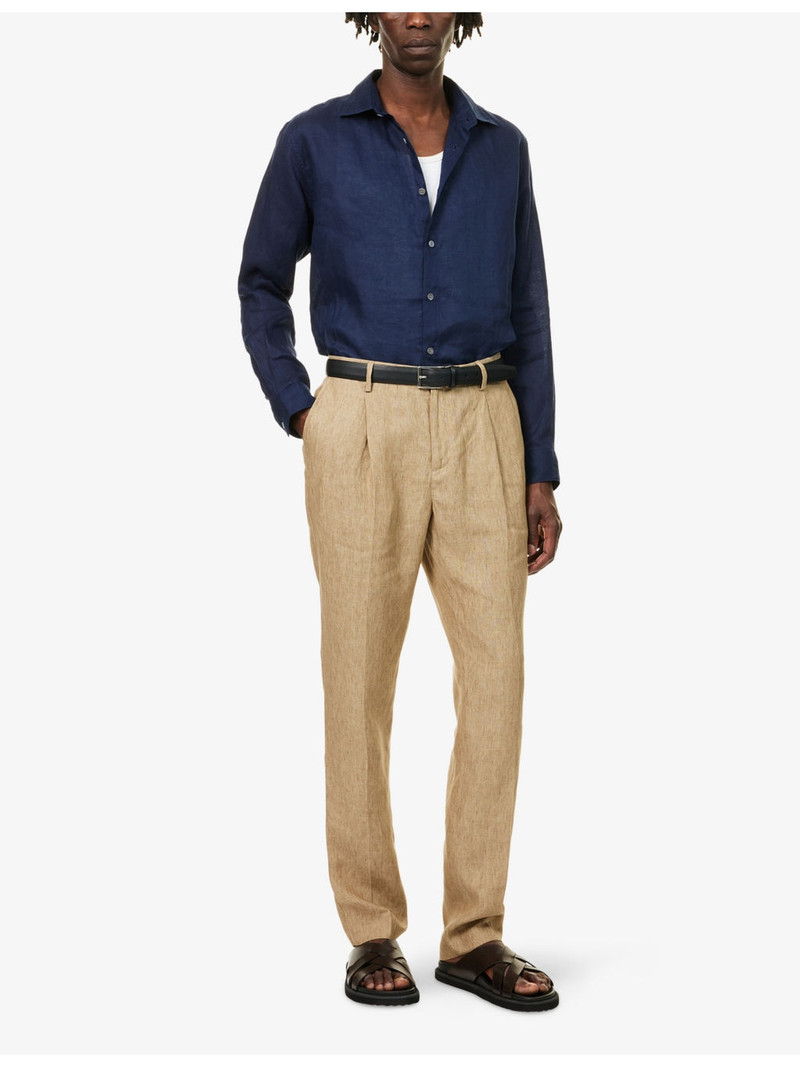 Sunspel Relaxed-Fit Long-Sleeve Linen Shirt outlook