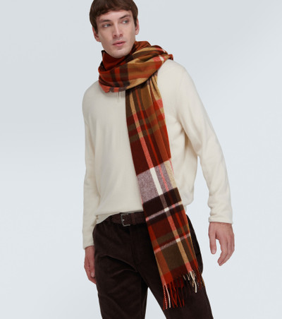 Loro Piana Royal College checked cashmere scarf outlook