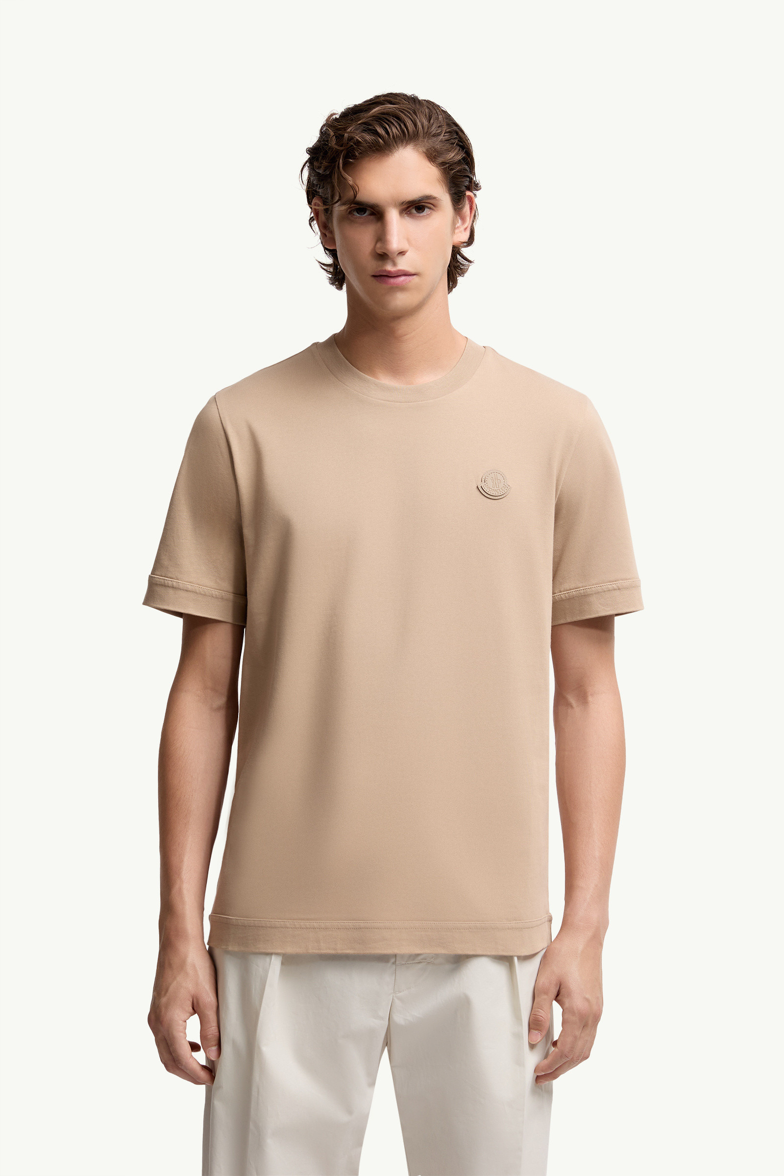 Logo Patch Cotton T-Shirt - 3