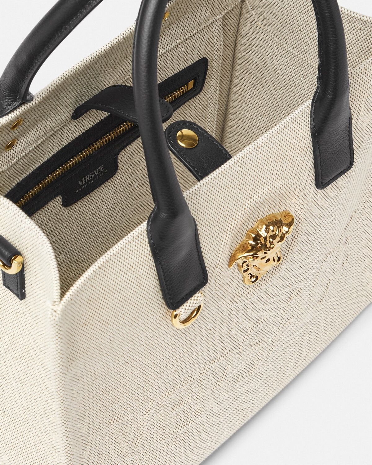 La Medusa Canvas Small Tote Bag - 4
