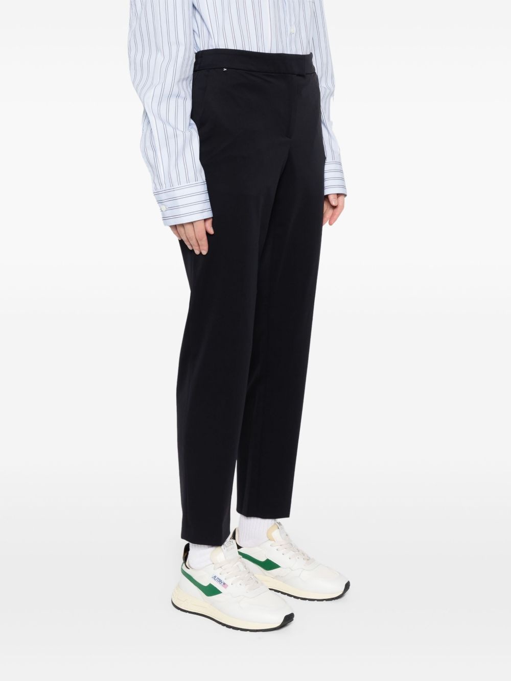 pressed-crease slim-fit trousers - 3