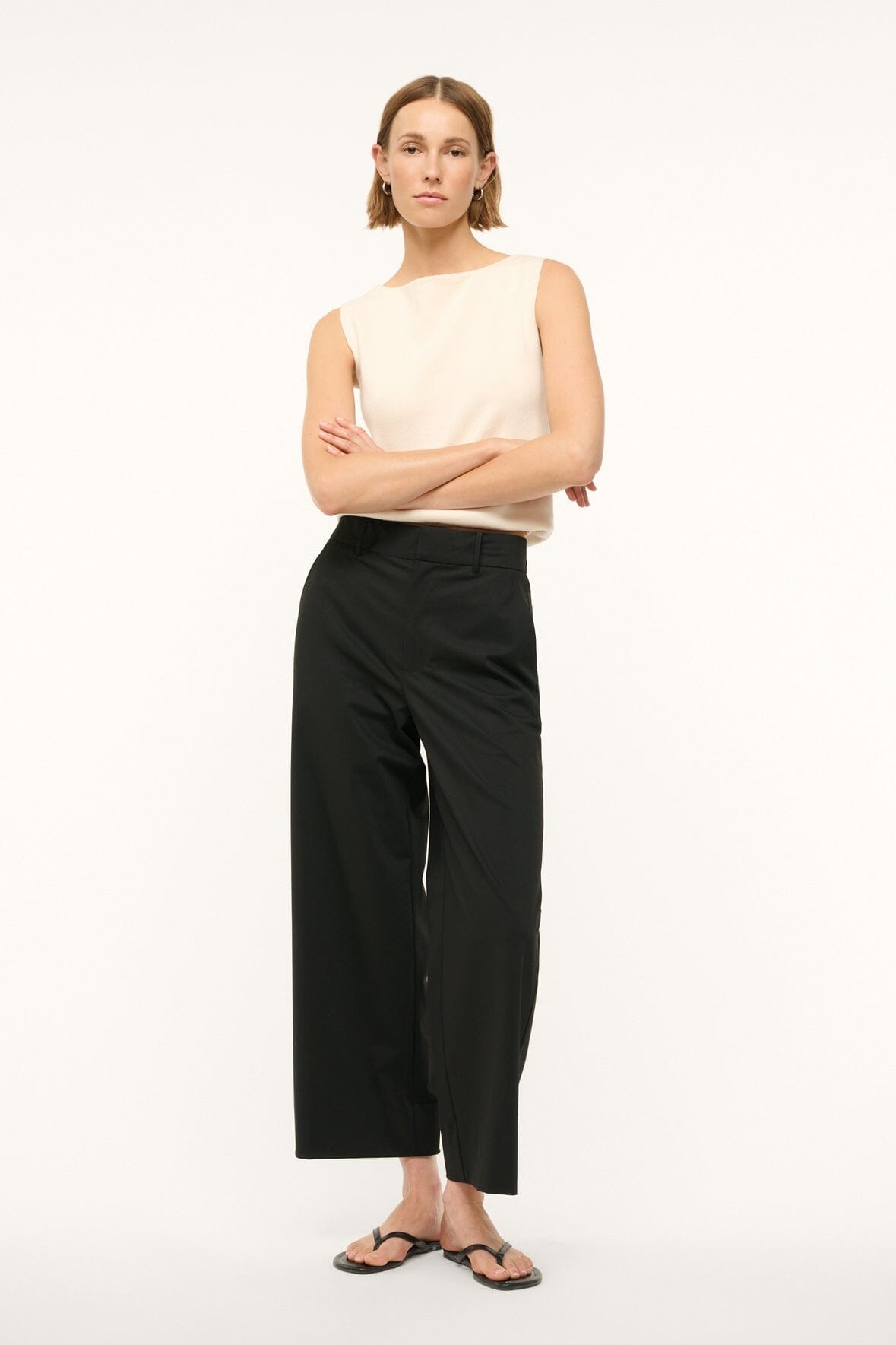 STAUD PRINCE CROPPED PANT BLACK - 3