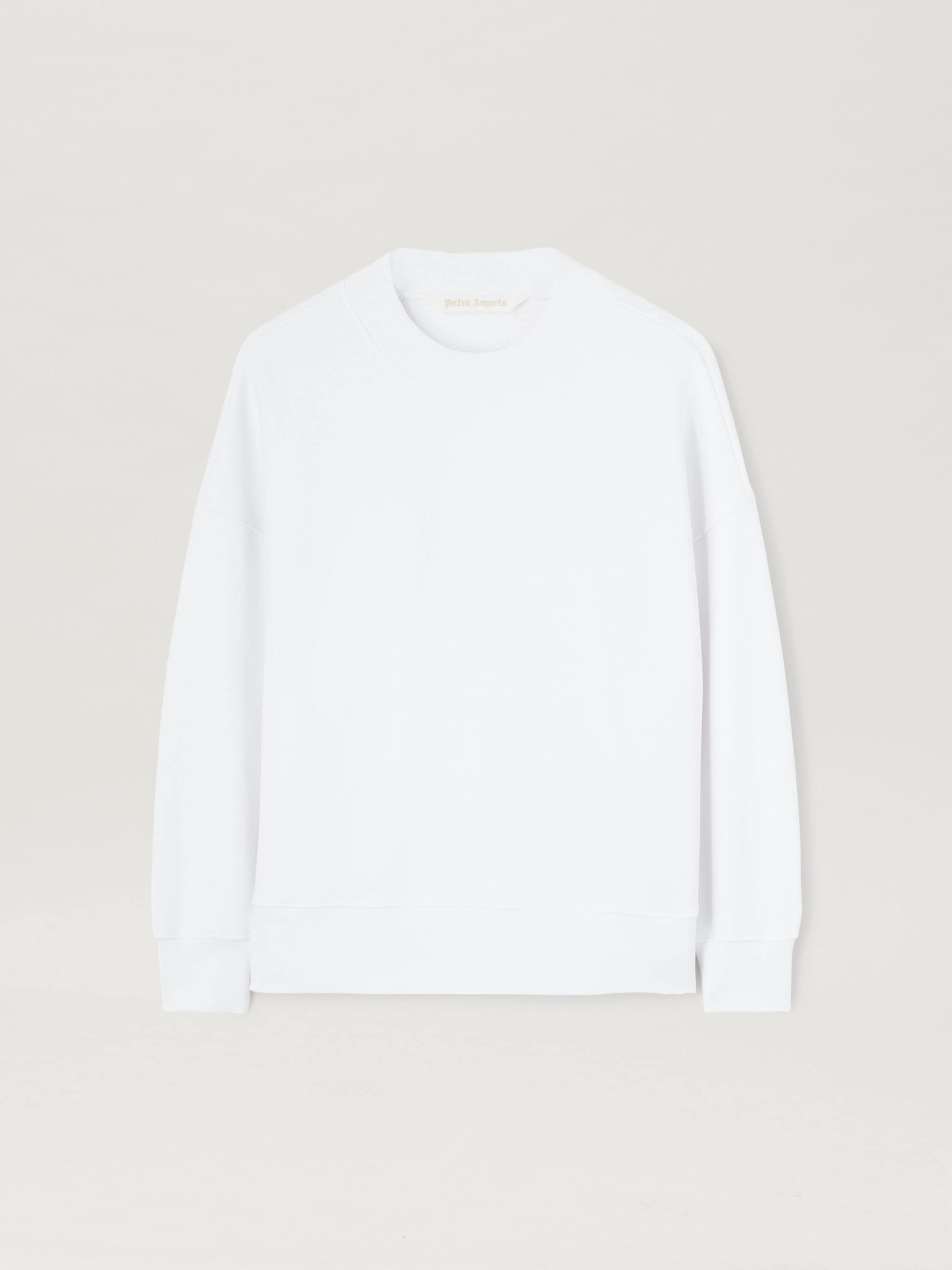 logo-print crew neck sweatshirt - 1