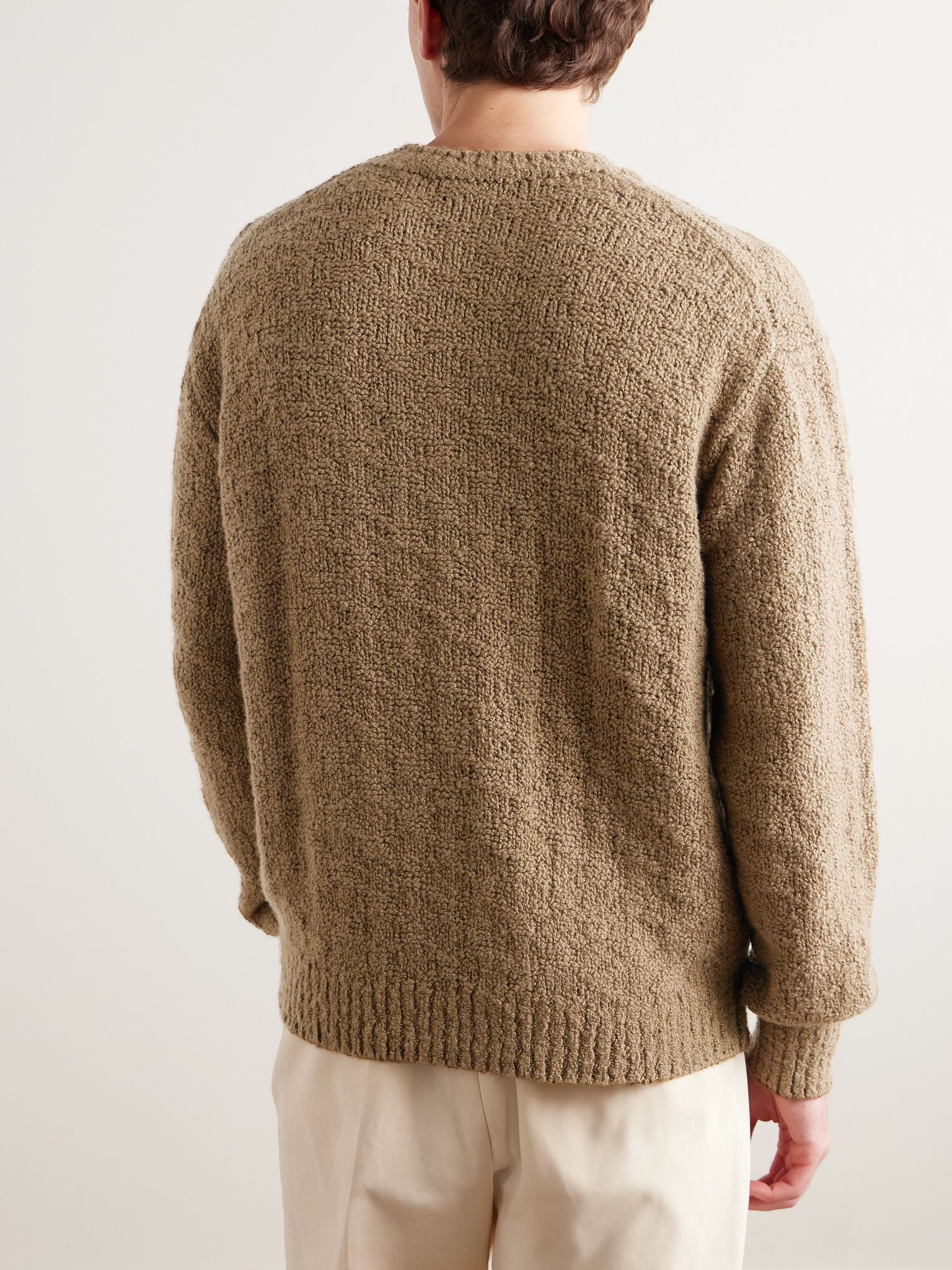 Folecchio Cashmere and Silk-Blend Sweater Brown - 4