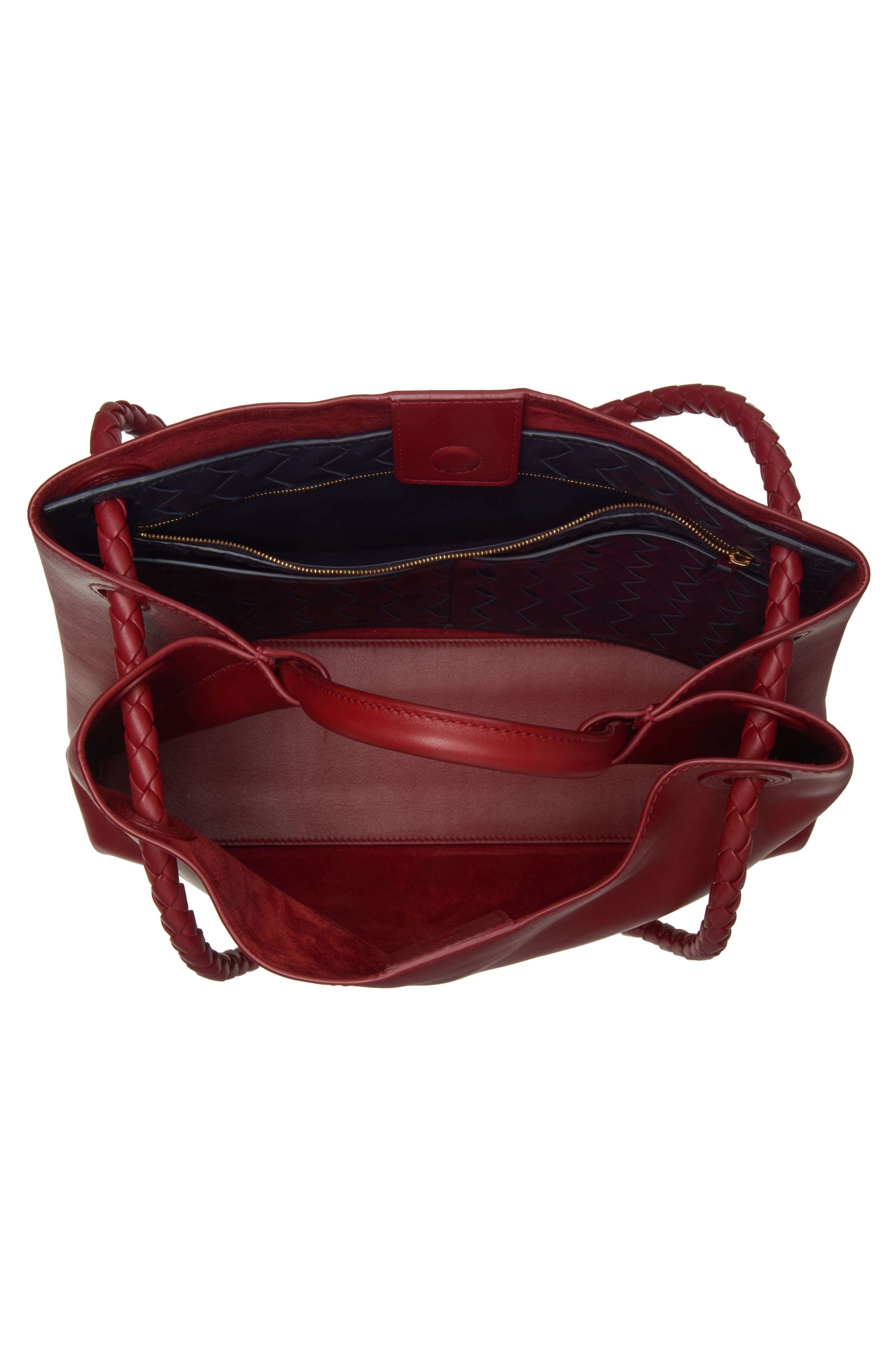 Bottega Veneta Medium Andiamo Leather Shoulder Bag in 6545 Rosewood/Space-Mb at Nordstrom - 4