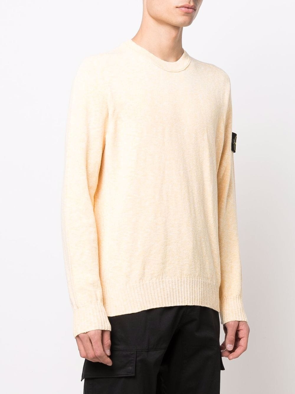 logo-patch long sleeved jumper - 3