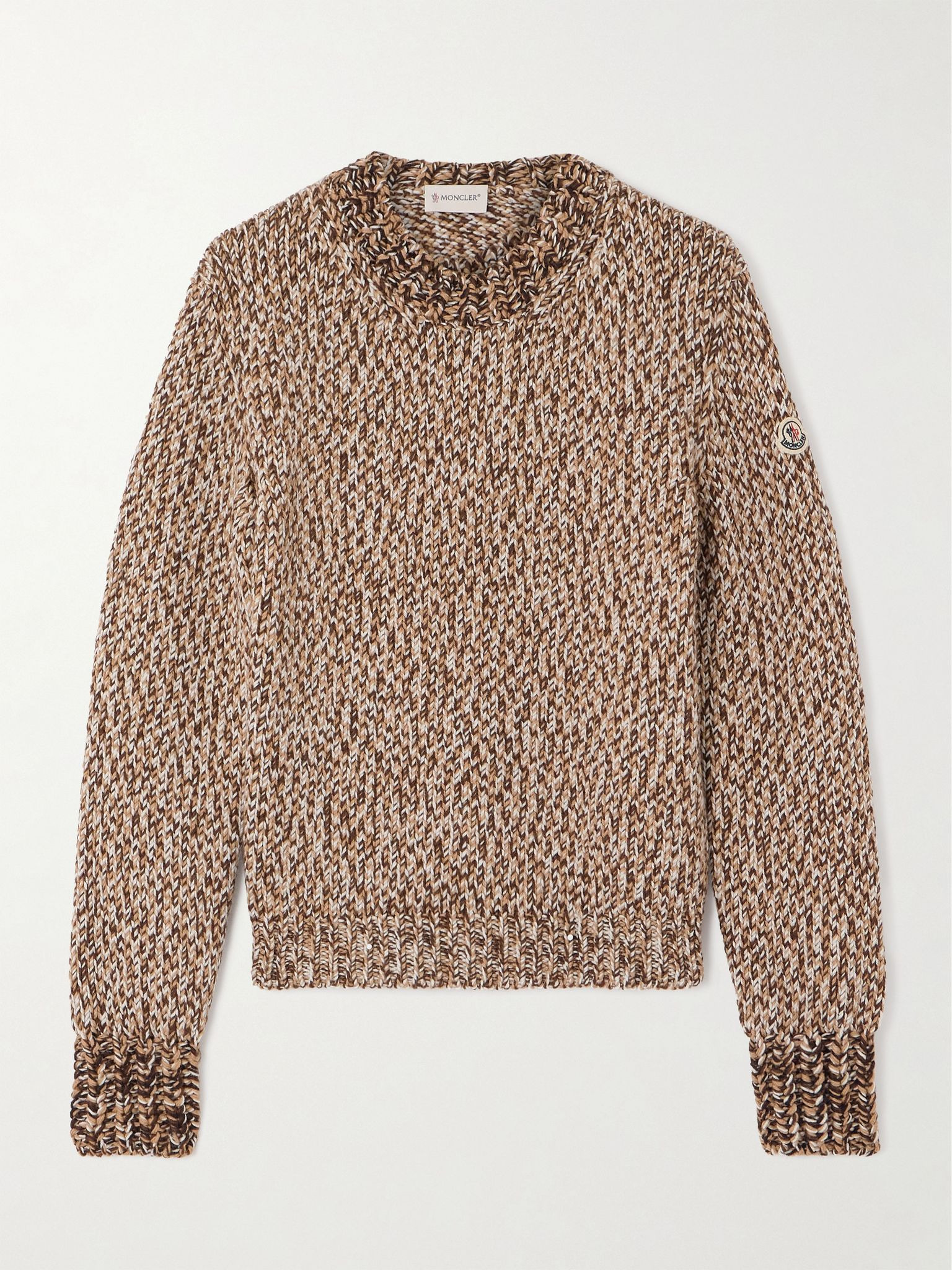 Archivio DNA appliquéd wool sweater Light brown - 1