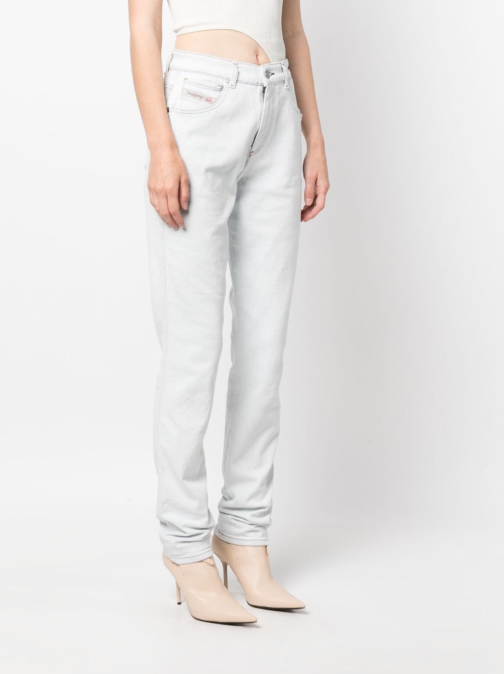 mid-rise straight-leg jeans - 3
