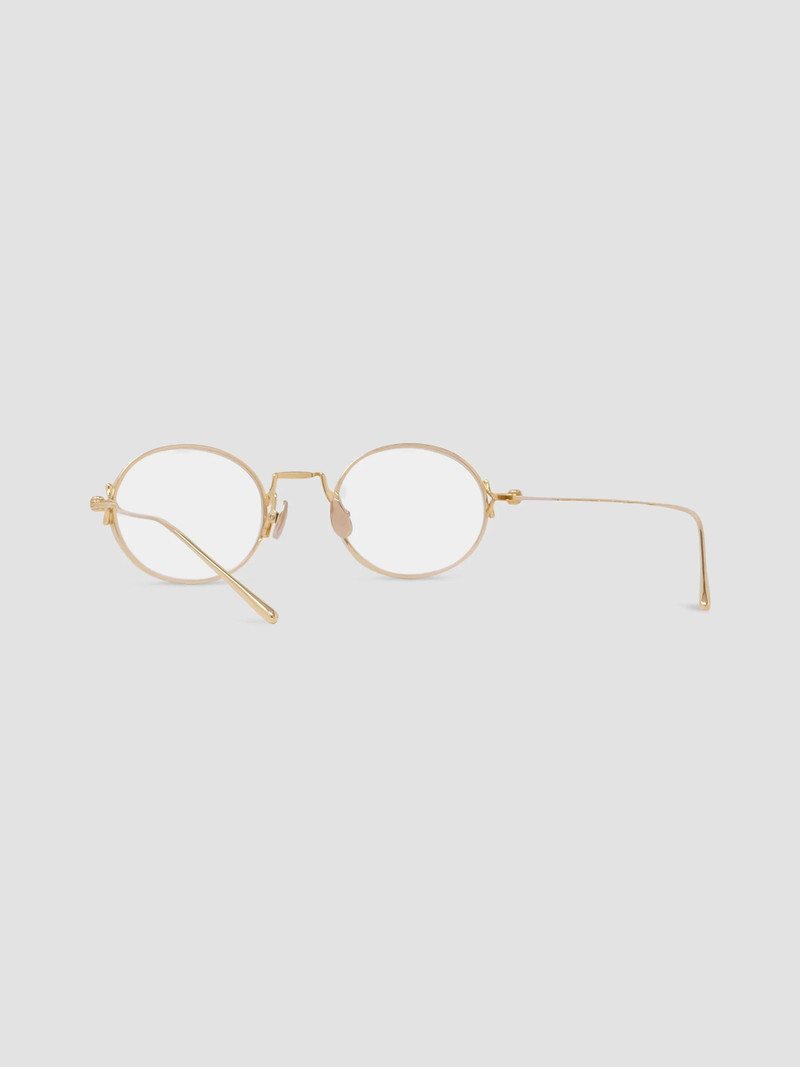 Men's x Matsuda 46MM Round Optical Eyeglasses - Gold 4