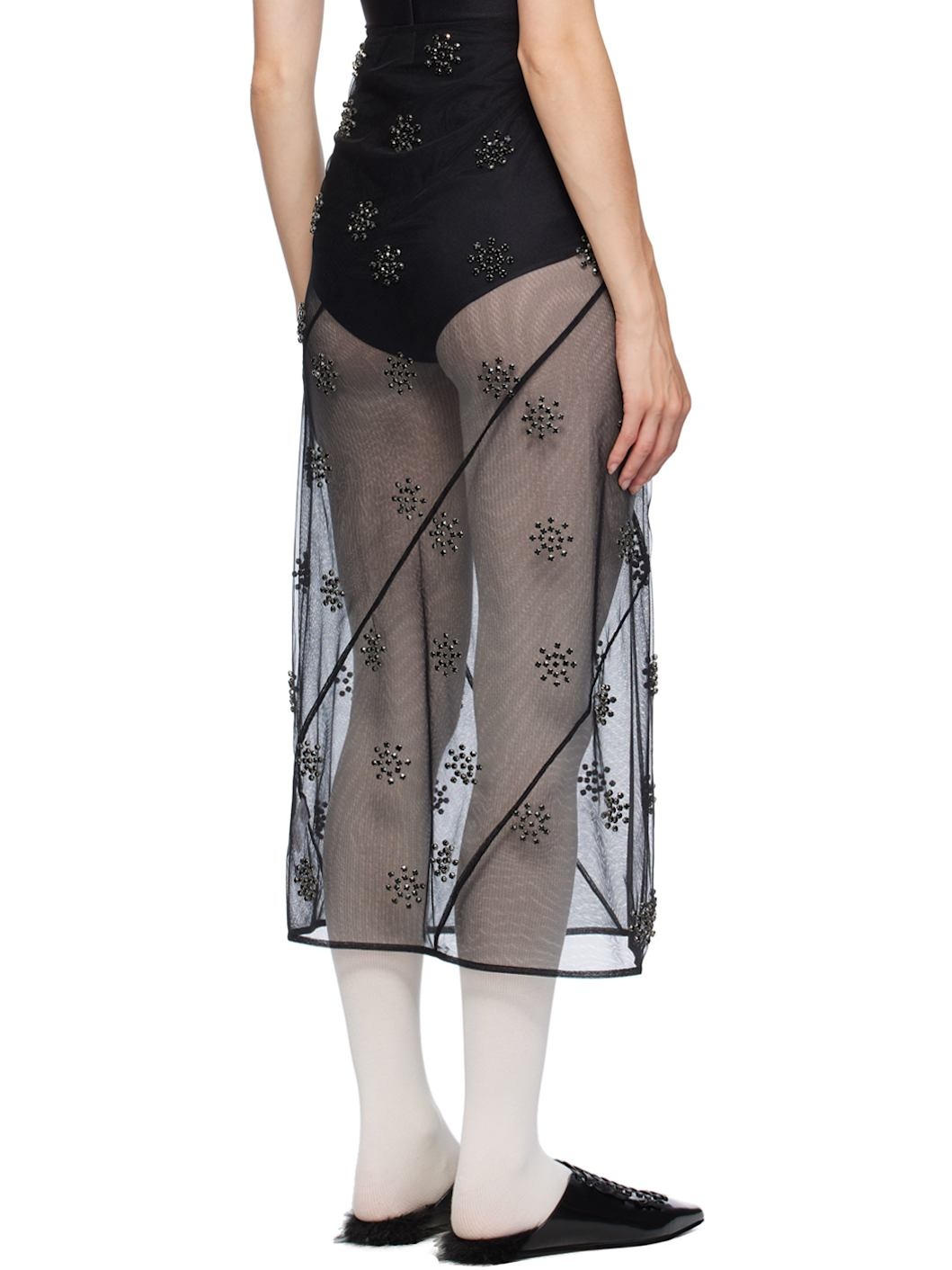 Black Spiral Skirt - 3