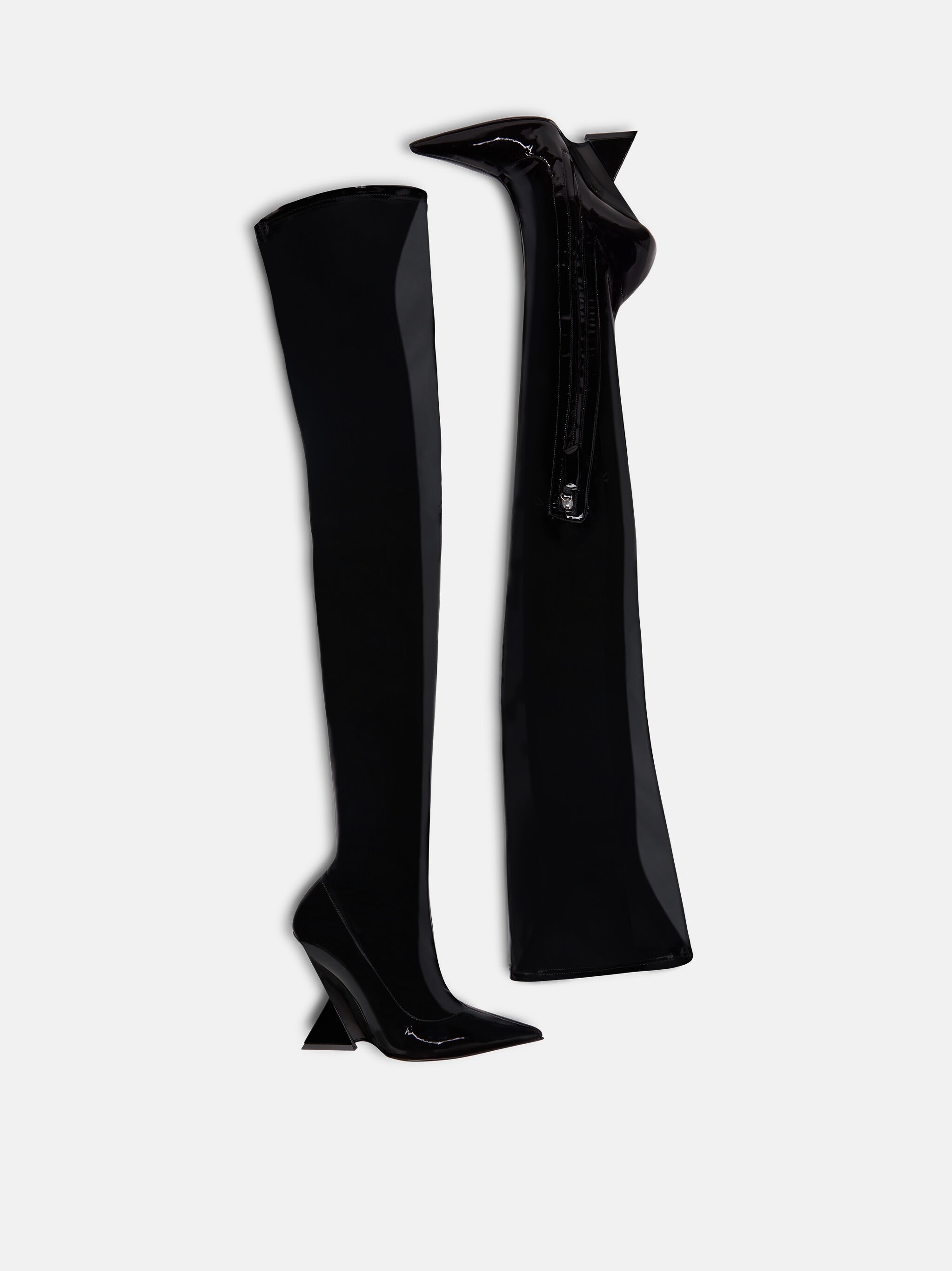 ''CHEOPE'' BLACK THIGH HIGH BOOT - 3