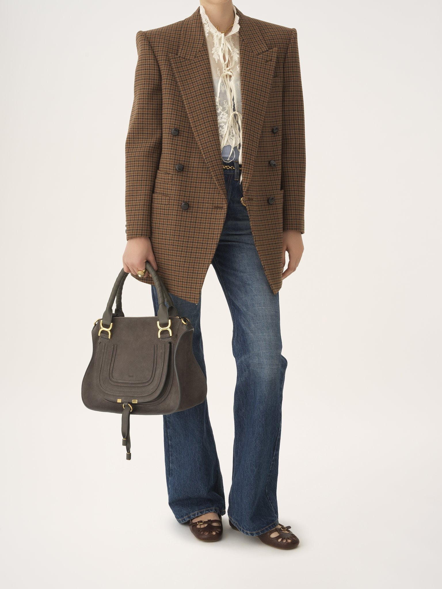 MARCIE BAG IN SUEDE LEATHER - 8