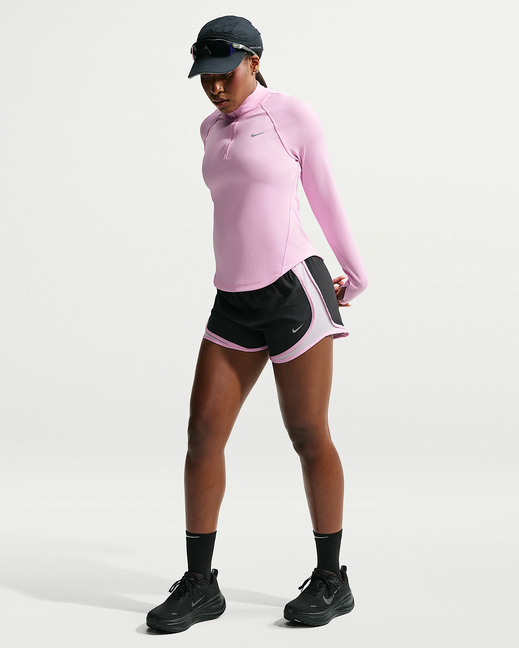 Nike Tempo Women's Dri-FIT Mid-Rise Brief-Lined Running Shorts - 1