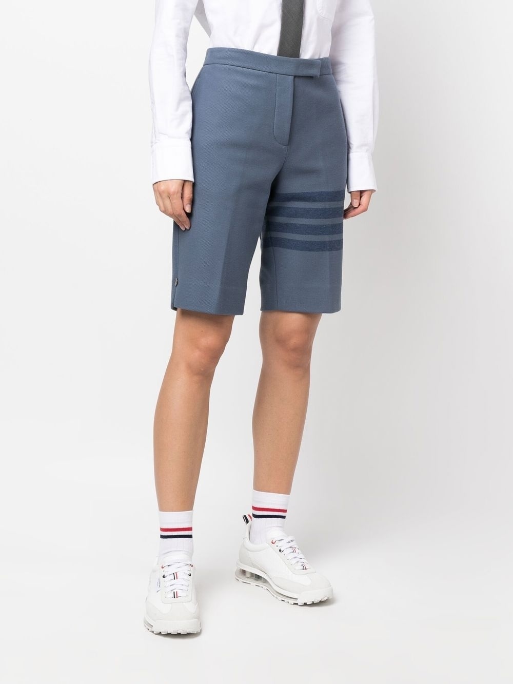 4-bar stripe bermuda shorts - 3
