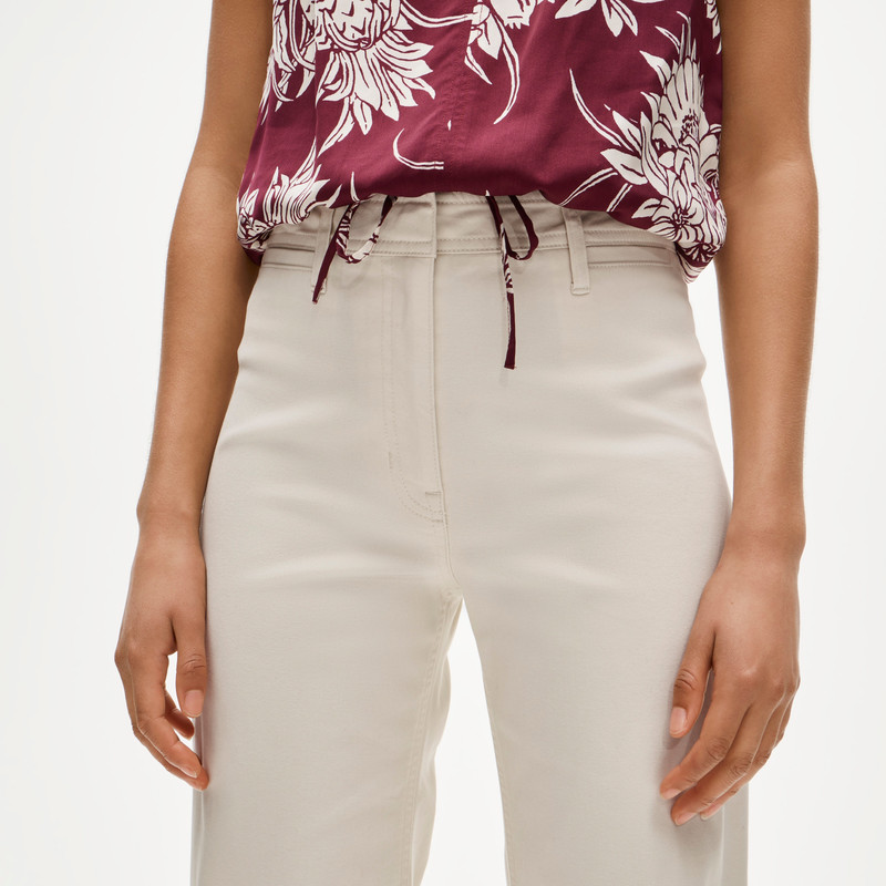 Wide-leg trouser in chino 4