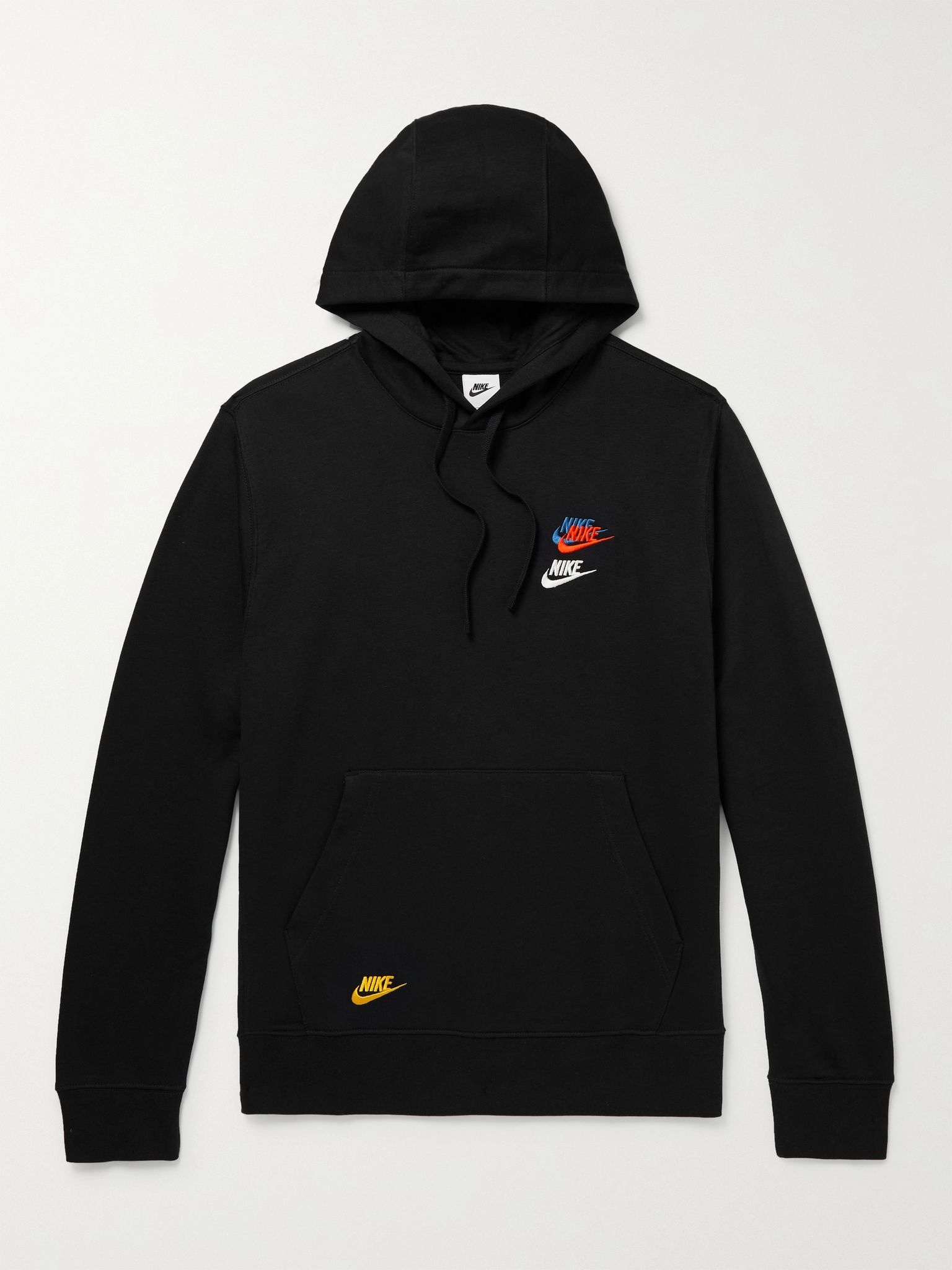 Logo-Embroidered Cotton-Blend Jersey Hoodie - 1