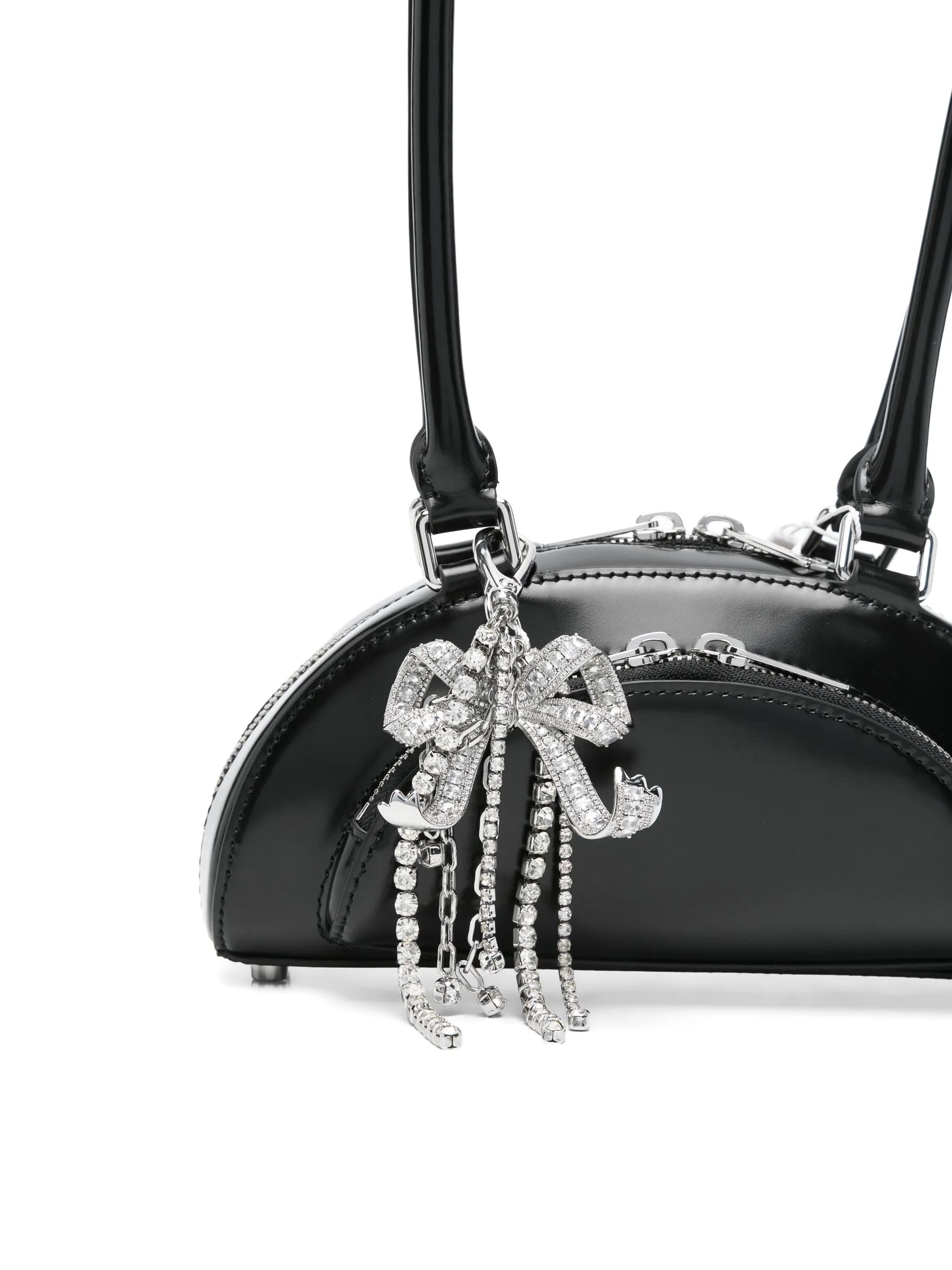 Self Portrait Curved Charm Shoulder Bag - 3