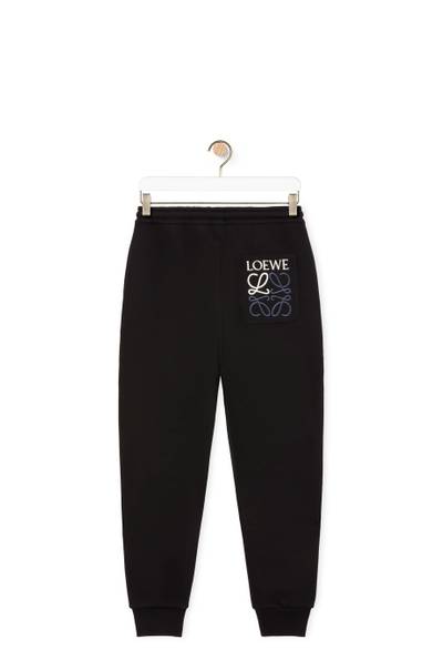 Loewe Anagram jogging trousers in cotton outlook