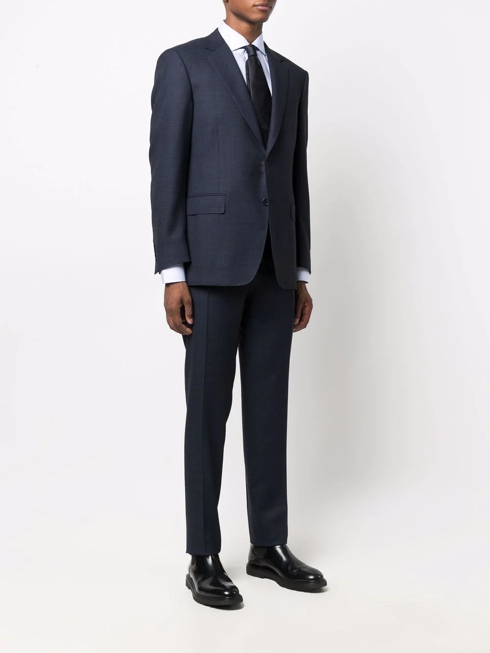 fitted single-breasted suit - 3