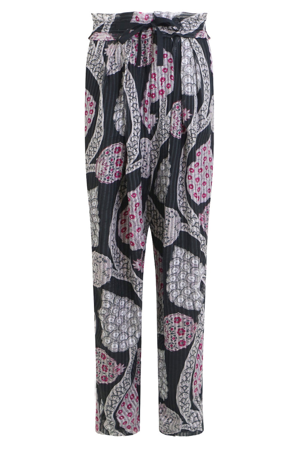 EVERSON RELAXED PANT | PAISLEY PRINT BLACK - 1