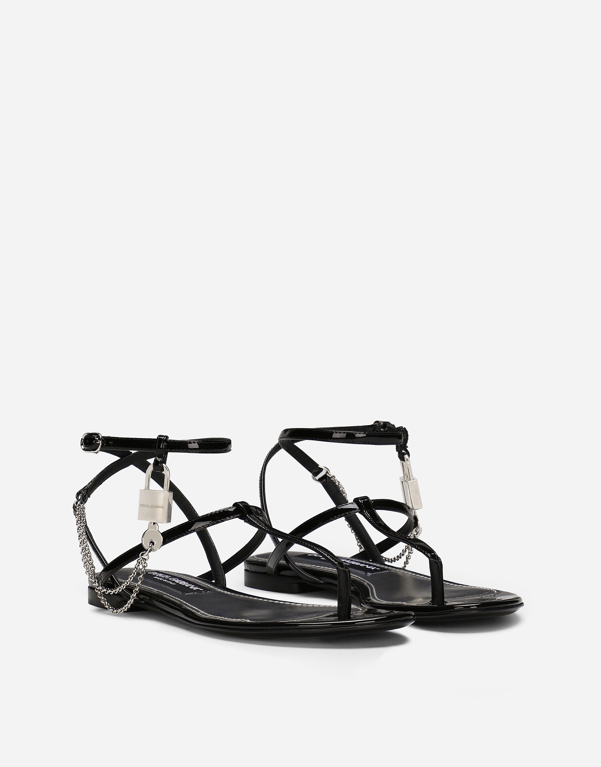 Patent leather sandals - 2