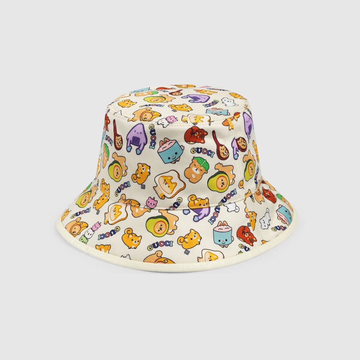 GG animal cotton bucket hat - 3