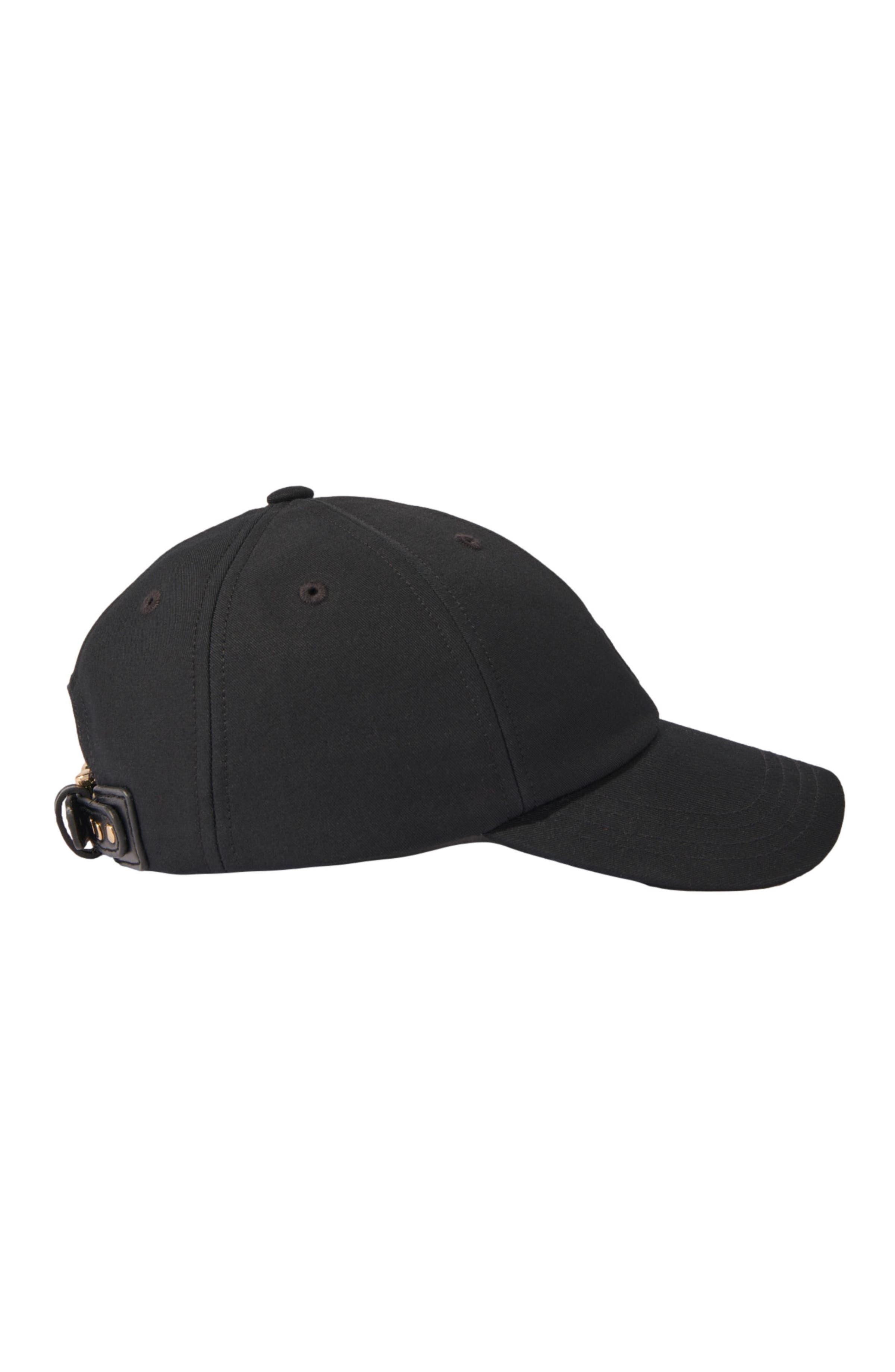 maje Cotton cap with gold-tone buckle in Black at Nordstrom - 2