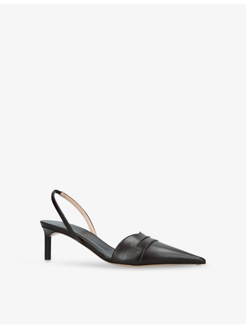 Eva 55 Leather Slingback Pumps - 3