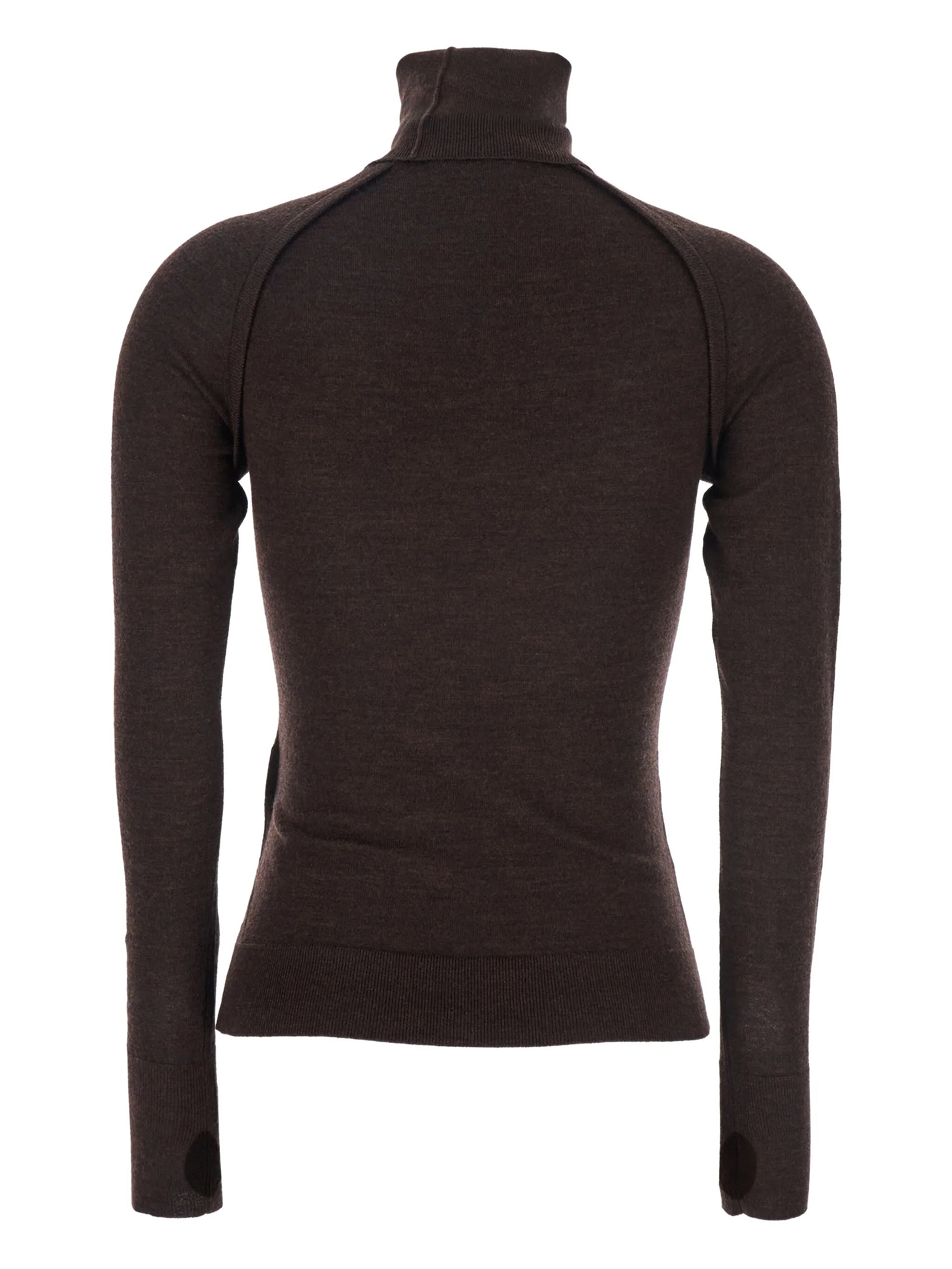 High-neck Fitted Jumper - 3